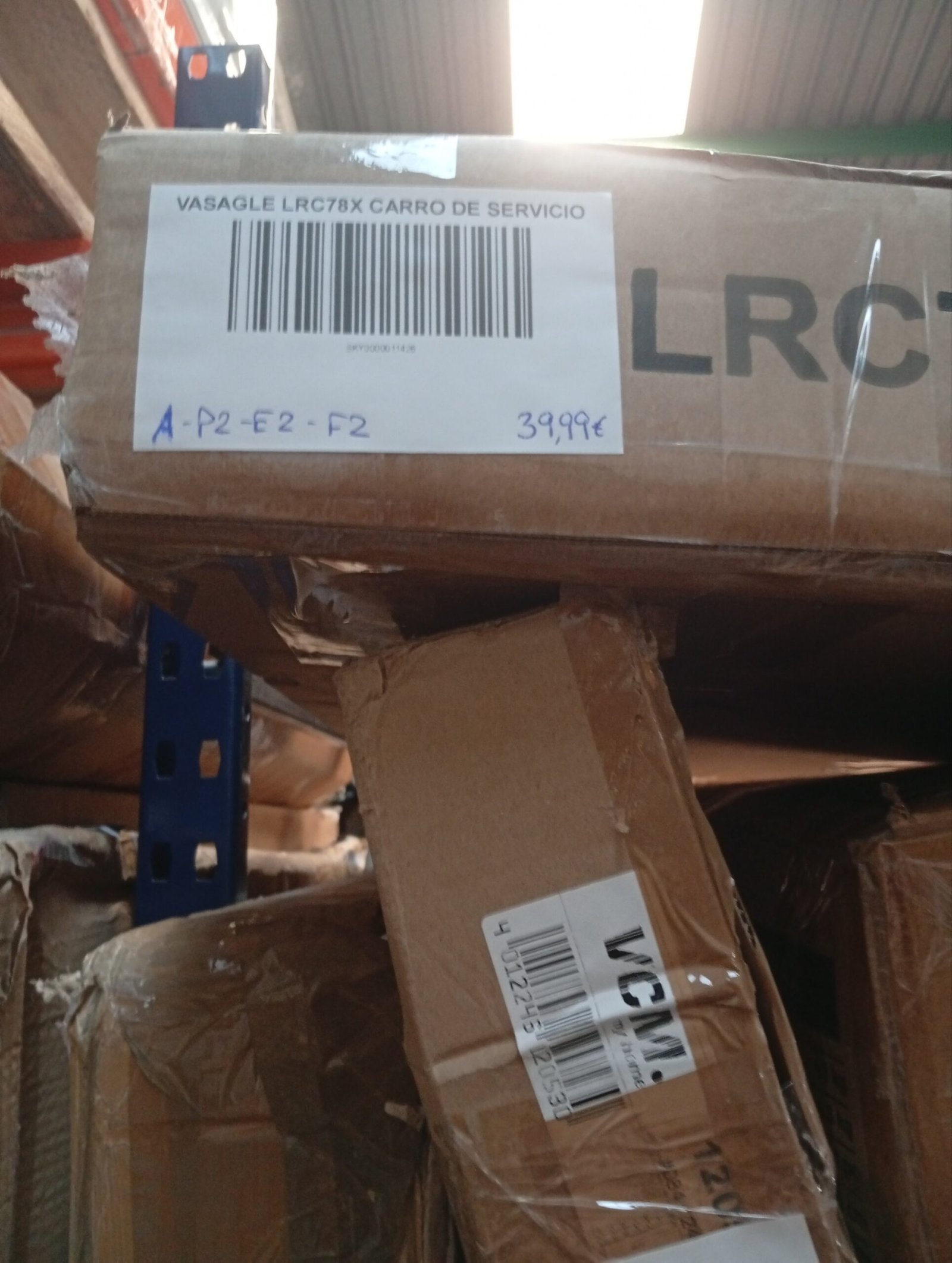 VASAGLE LRC78X CARRO DE SERVICIO - Imagen 9