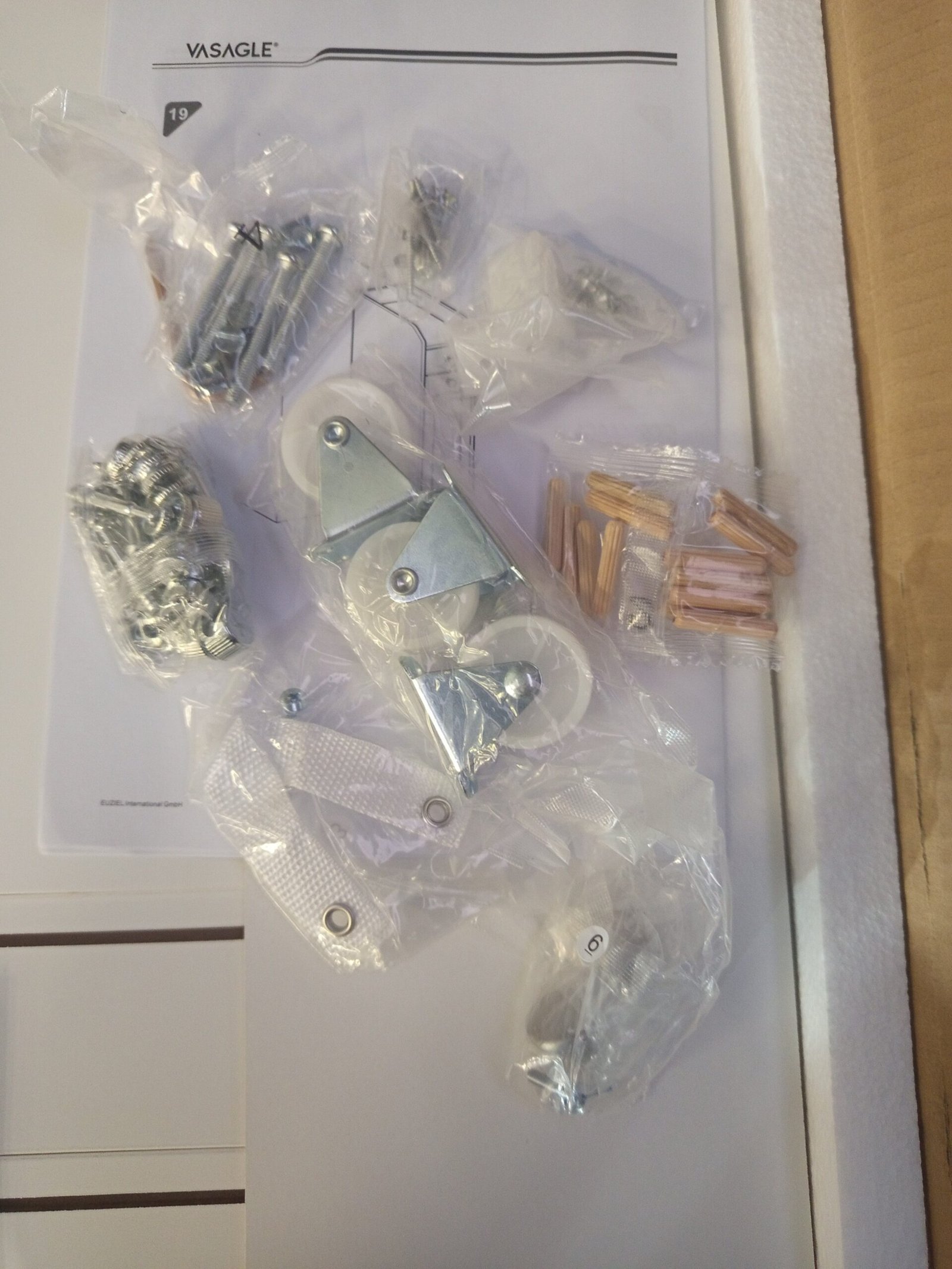 VASAGLE BBC847P31 Armario de Baño, Armario Estrecho de Pie. - Imagen 5