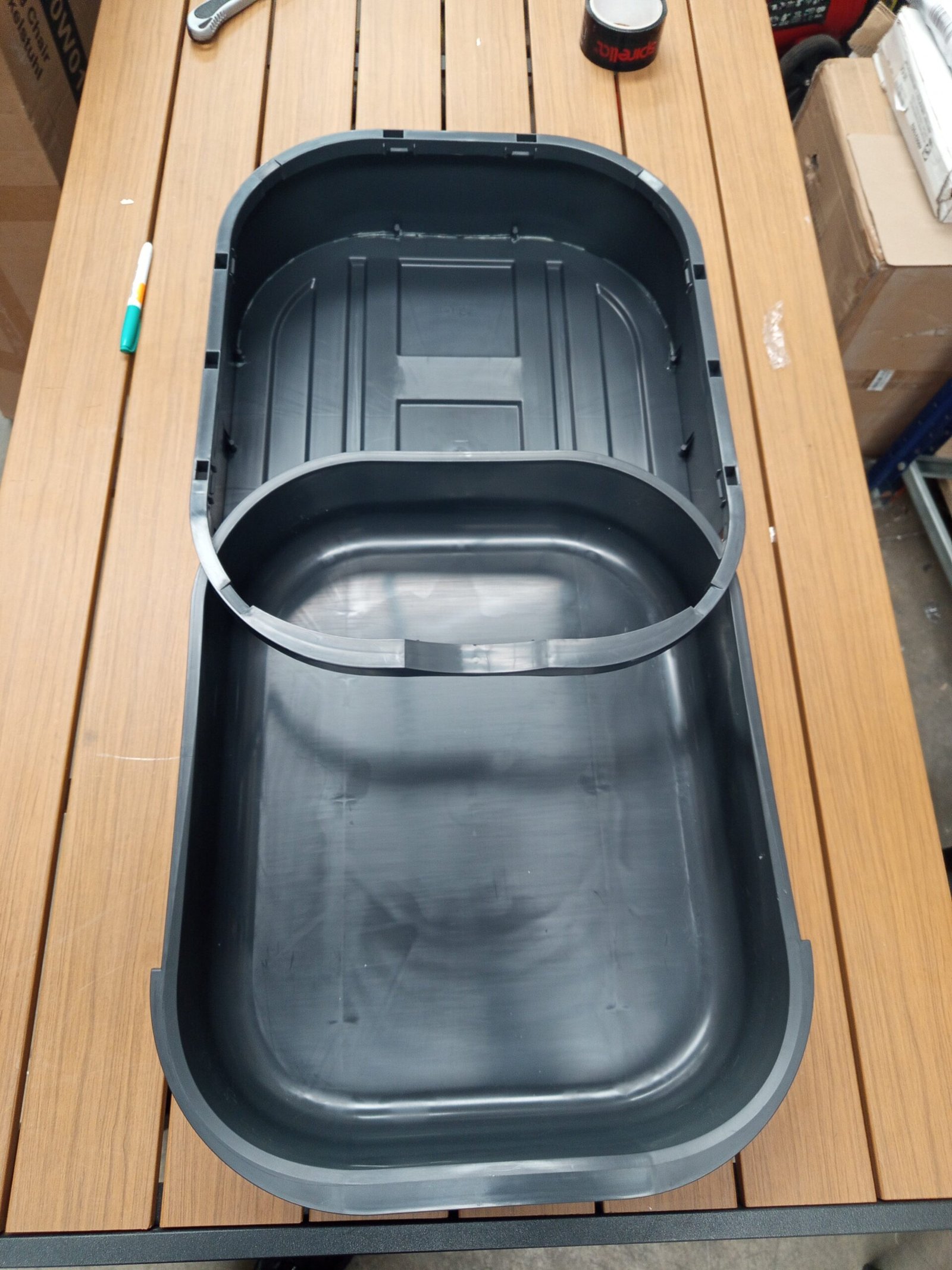 Feandrea PPT002B01 Arenero Cerrado para Gatos, Caja de Arena, XXL. - Imagen 5