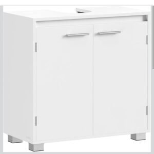VASAGLE BBK506W01 Mueble bajo fregadero con 2 compartimentos.