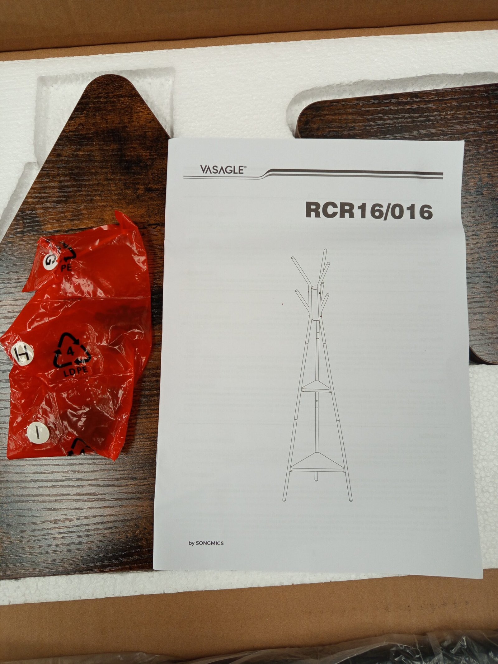 VASAGLE RCR16BXV1 Perchero, Perchero para Abrigos. - Imagen 3