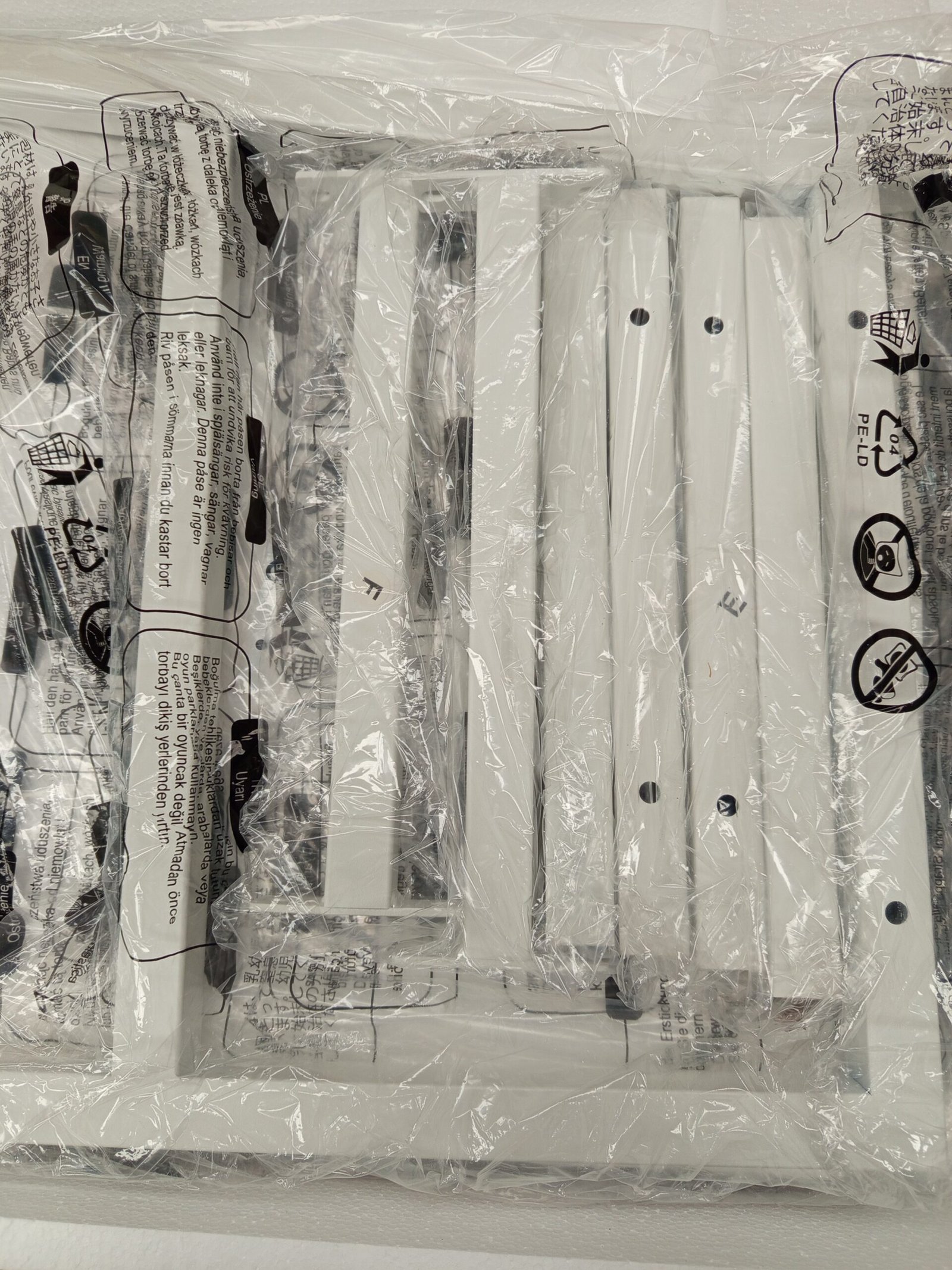 VASAGLE LDC092W01B1 Juego de 2 sillas de comedor marrones y blancas. - Imagen 6