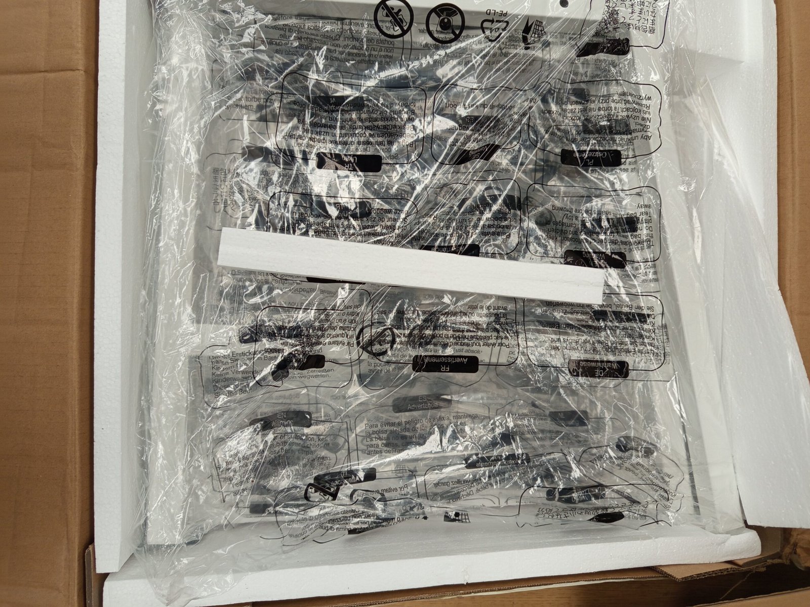 VASAGLE LDC092W01B1 Juego de 2 sillas de comedor marrones y blancas. - Imagen 3