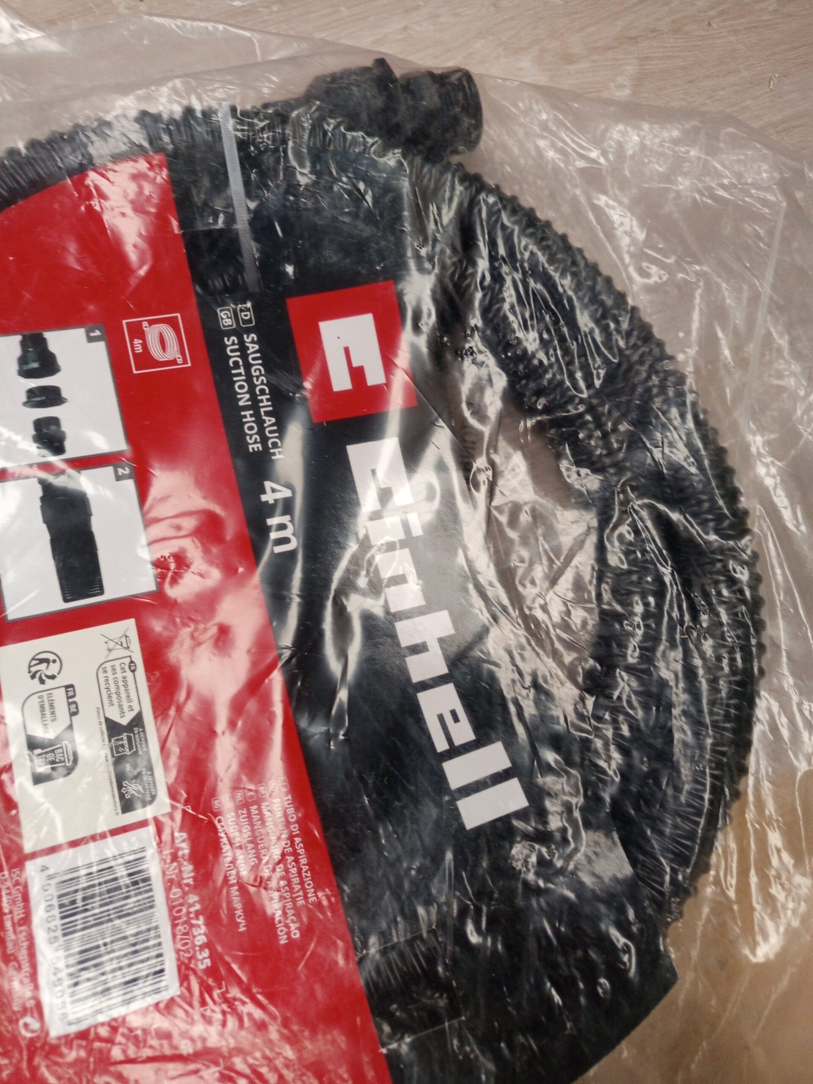 Einhell Manguera de aspiración, plástico - Imagen 5