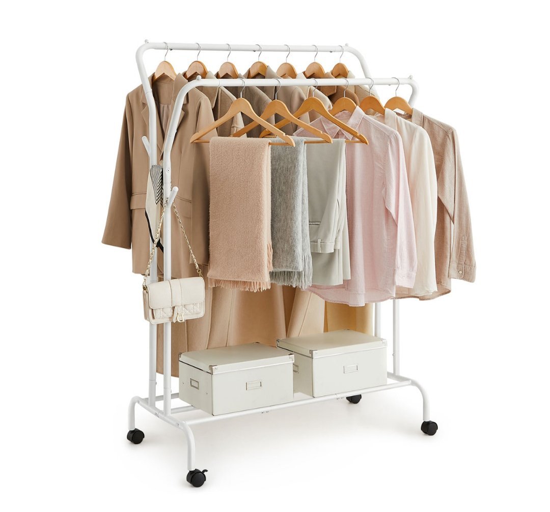 Songmics - perchero de suelo con ruedas - HSR107W01V2 - Imagen 2