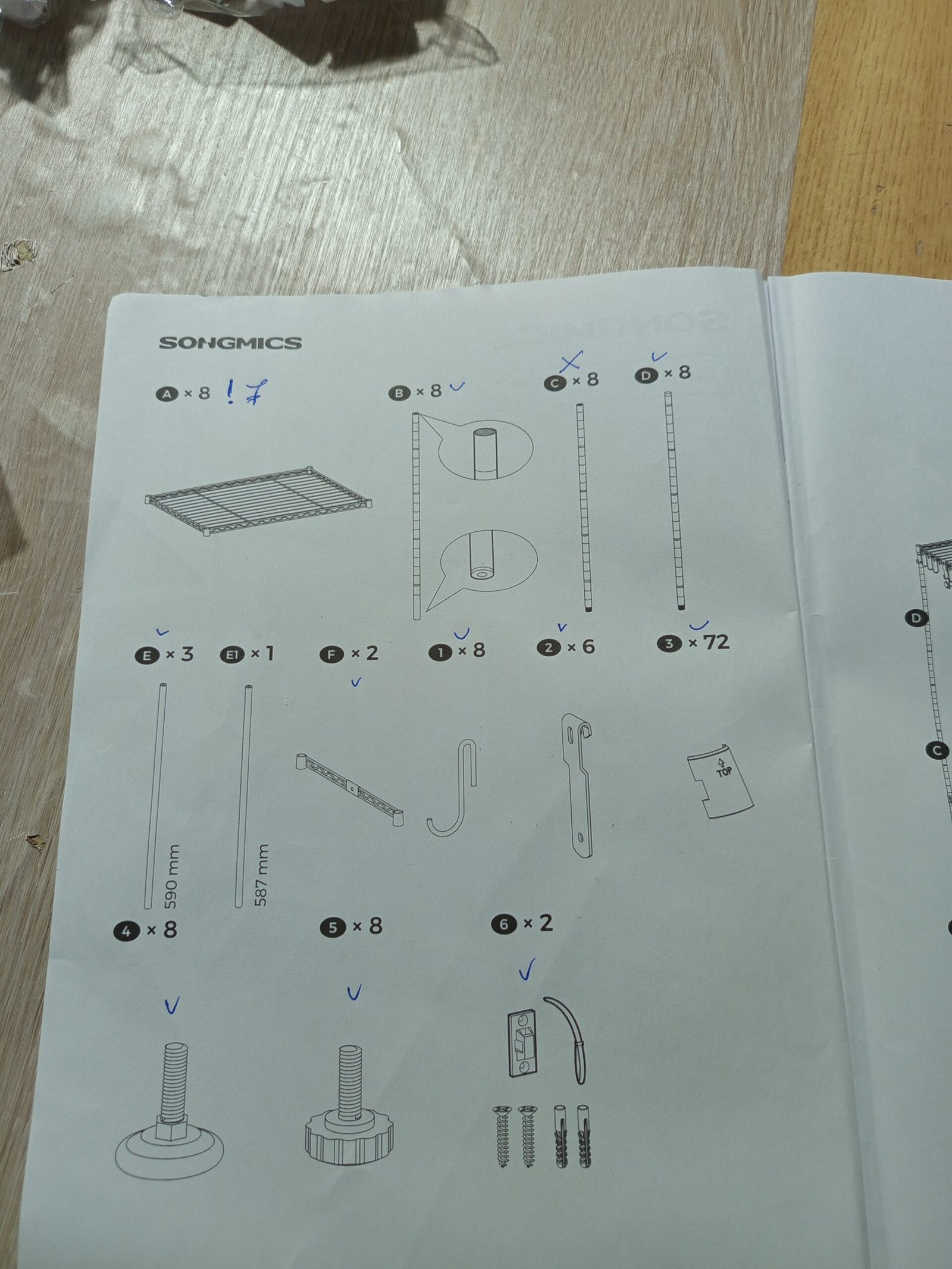 SONGMICS - Armario de Ropa - LGR431W01. - Imagen 4