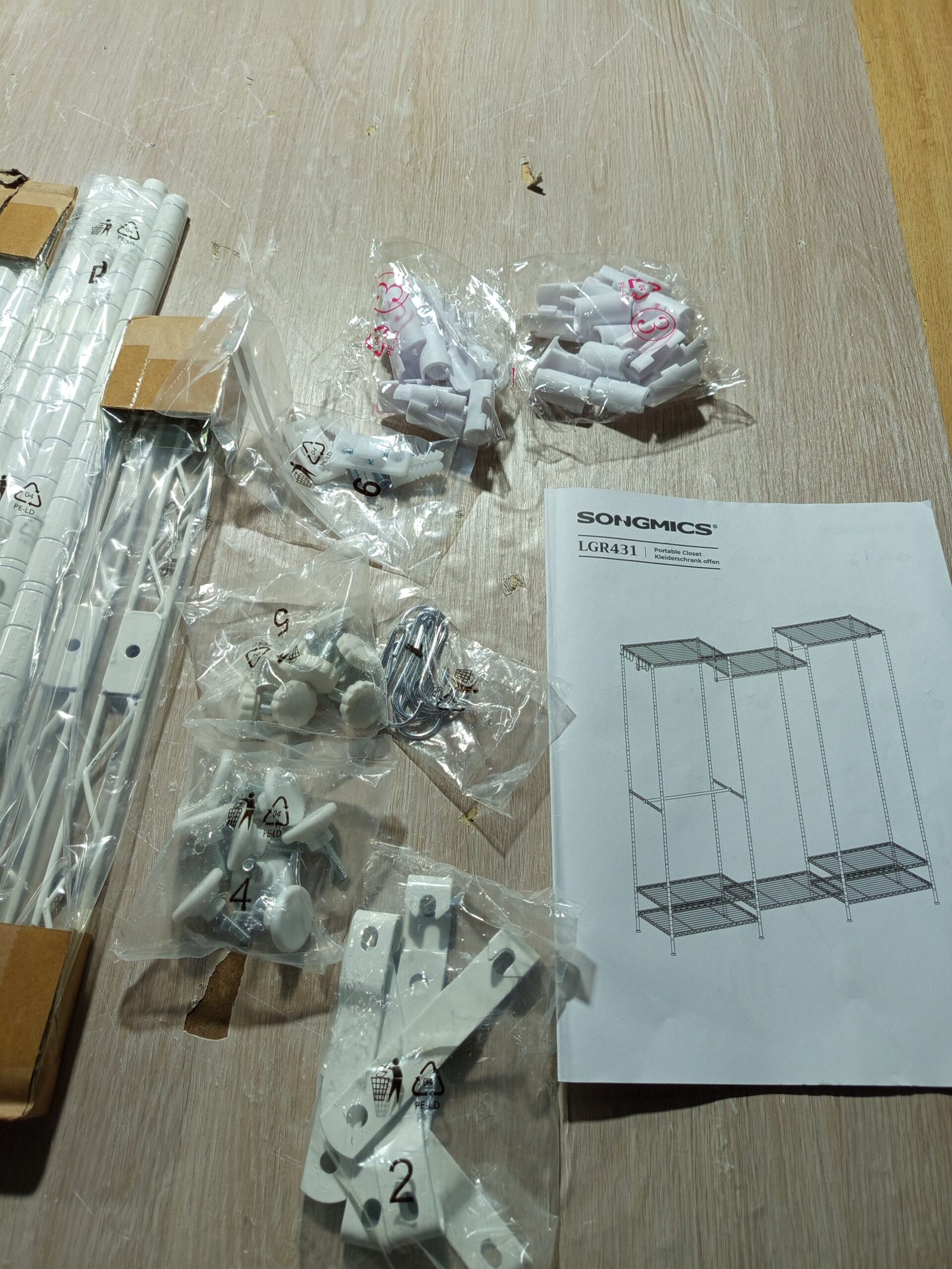 SONGMICS - Armario de Ropa - LGR431W01. - Imagen 7