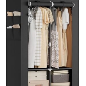 SONGMICS Armario, 2 Barras de Ropa RYG091B01