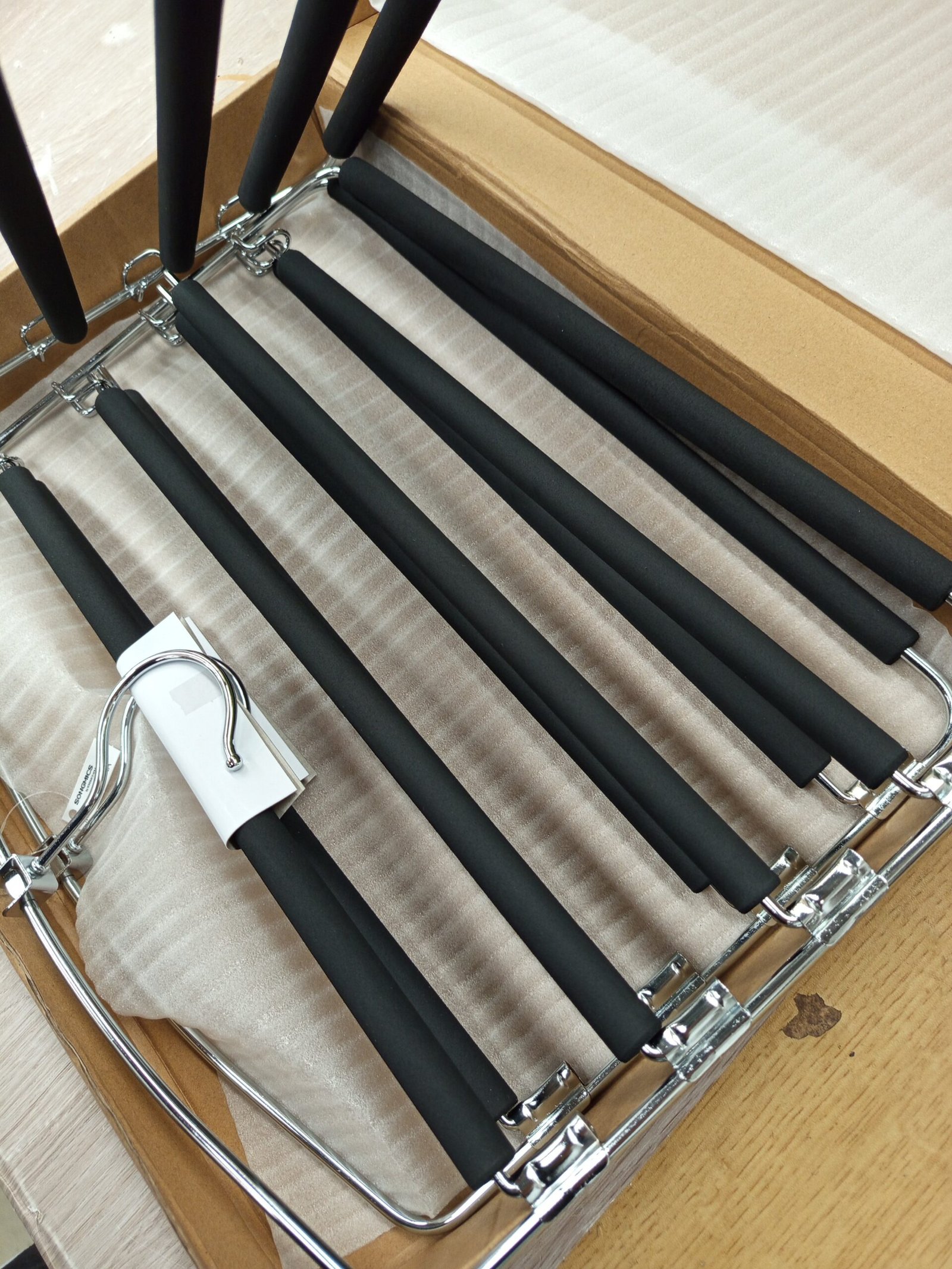 SONGMICS Perchas para Pantalones CRI041BK - Imagen 6