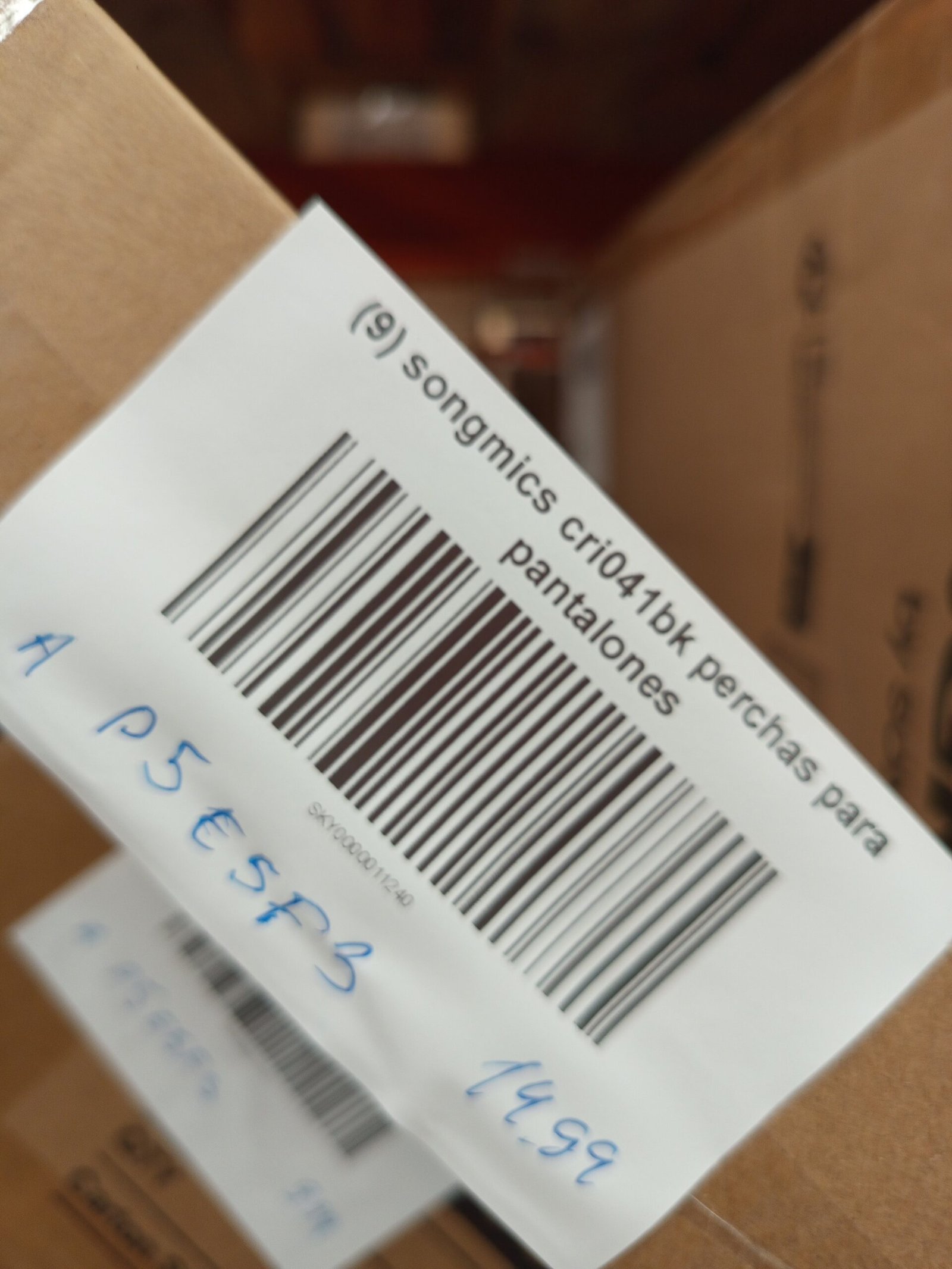 SONGMICS Perchas para Pantalones CRI041BK - Imagen 2