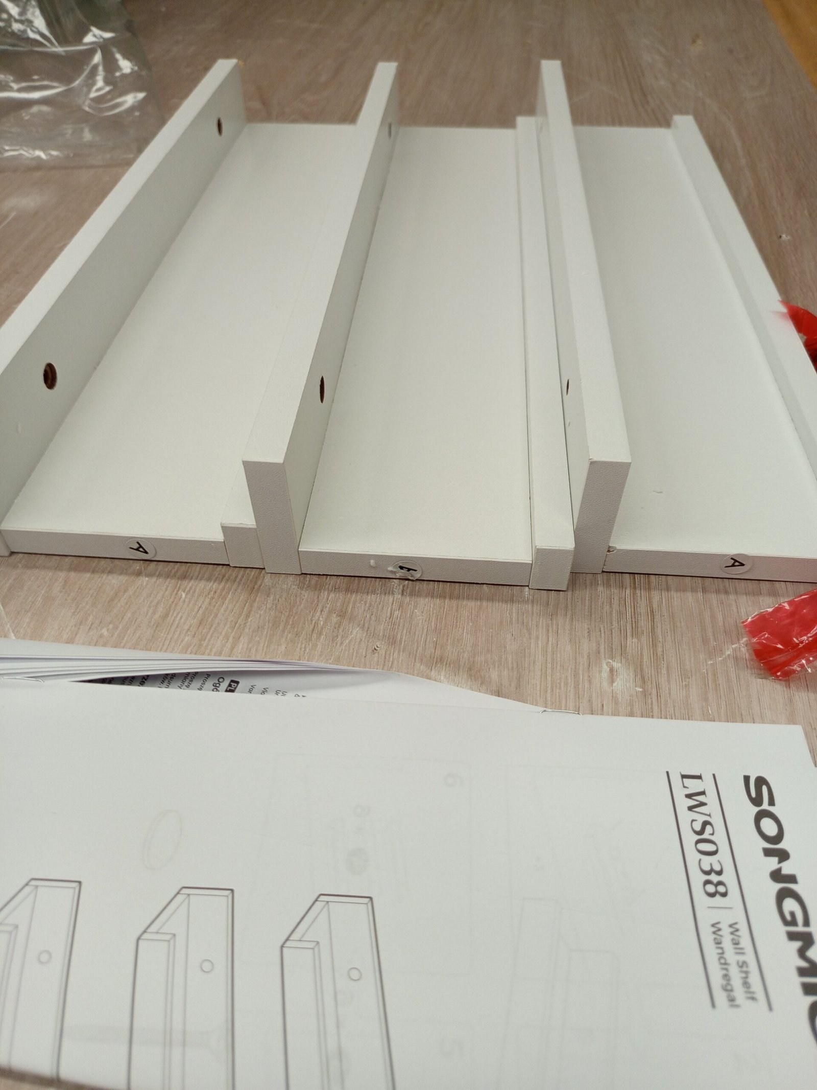 SONGMICS - Estantes de Pared - LWS38WT - Imagen 5