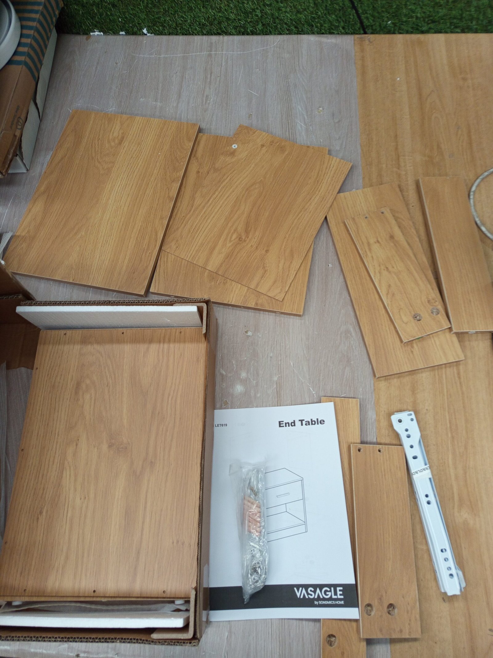 VASAGLE Mesita de Noche LET619Y70 - Imagen 6