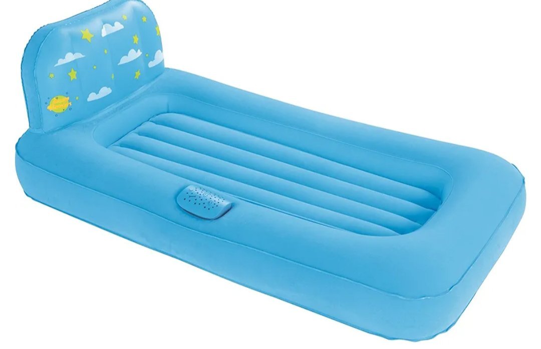 Cama inflable Bestway Dream Glimmers cómoda, Azul