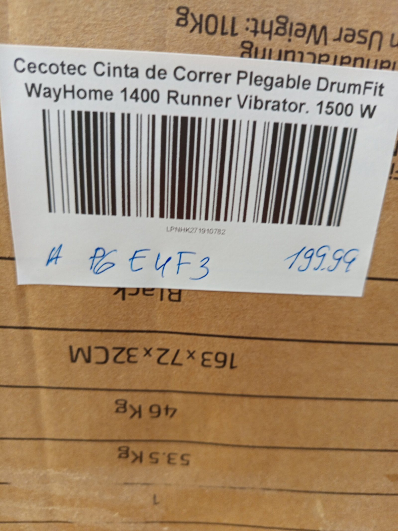 Cecotec Cinta de Correr Plegable - Imagen 7