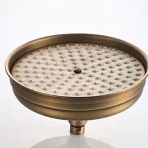 AFUDER Latón Antiguo Redondo 8 Pulgadas