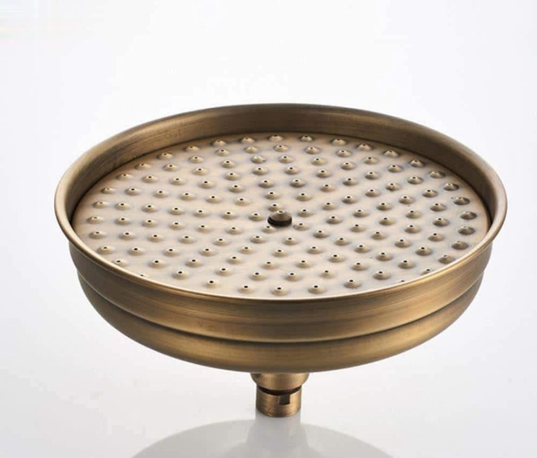 AFUDER Latón Antiguo Redondo 8 Pulgadas