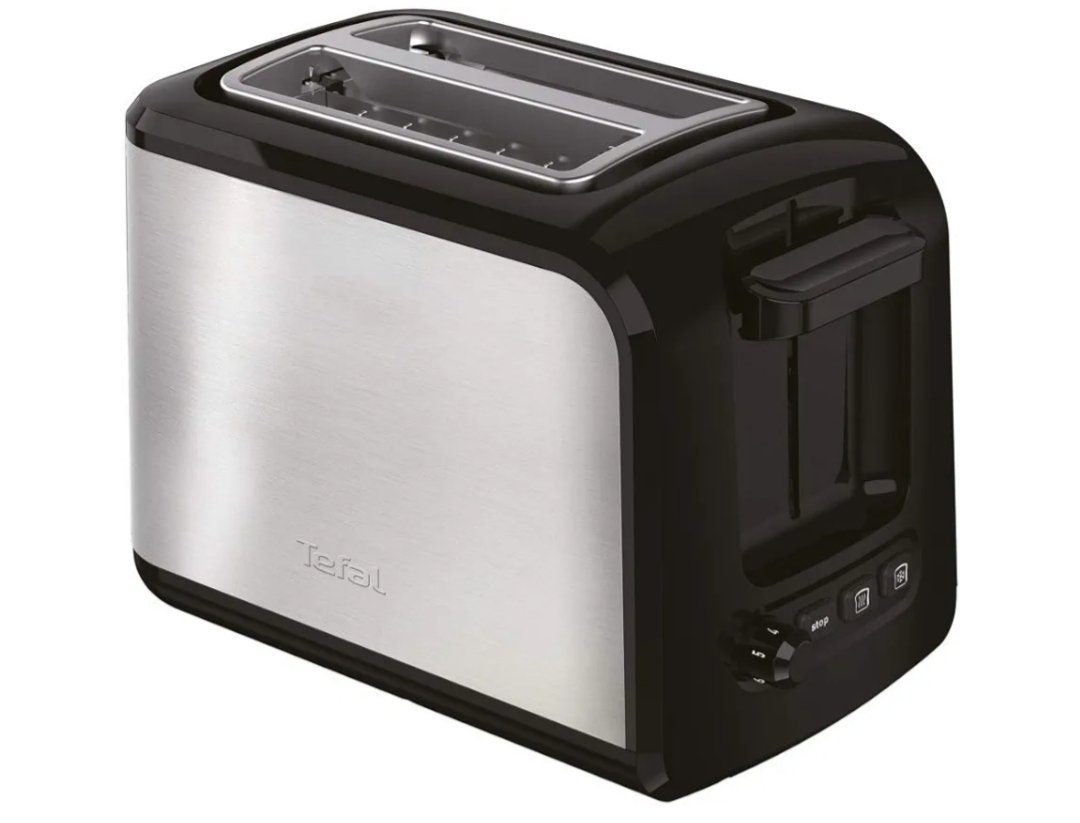 Tefal tostadora de 2 ranuras de acero inoxidable