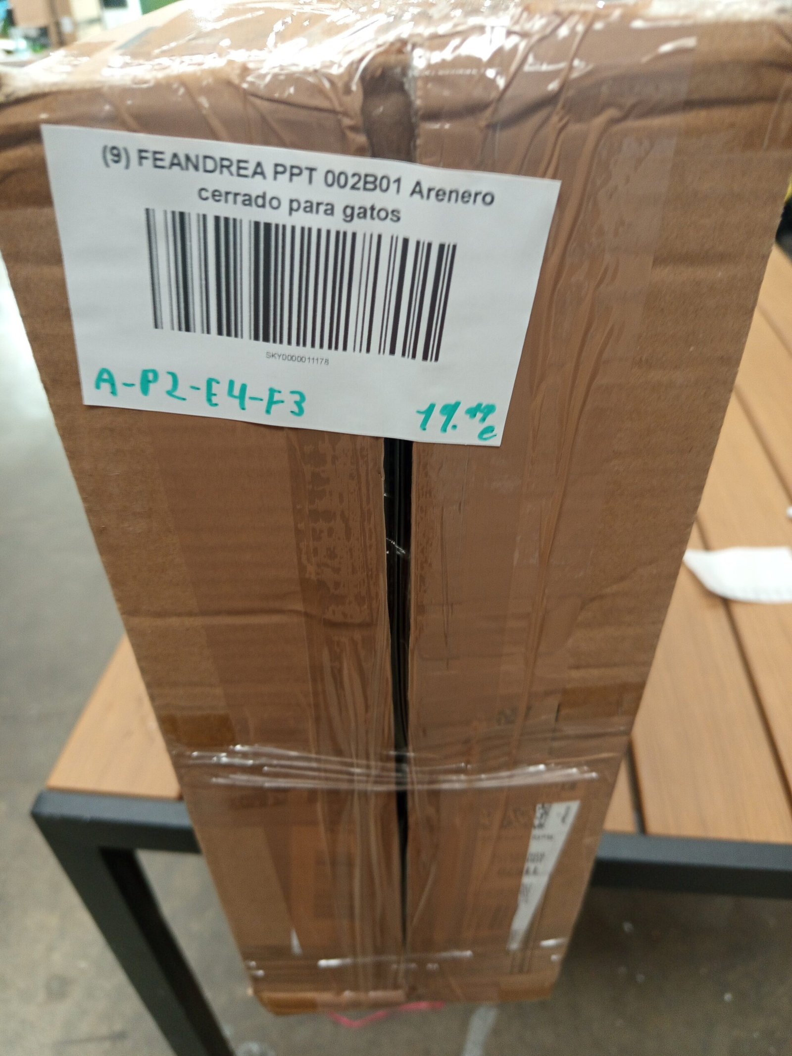 Feandrea PPT002B01 Arenero Cerrado para Gatos, Caja de Arena, XXL. - Imagen 6