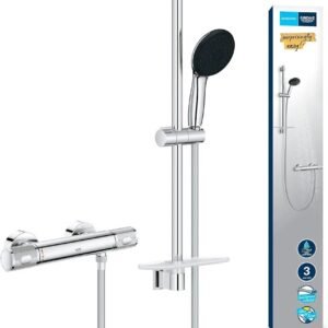 Conjunto de barra de ducha con termostato - 34791001 - GROHE