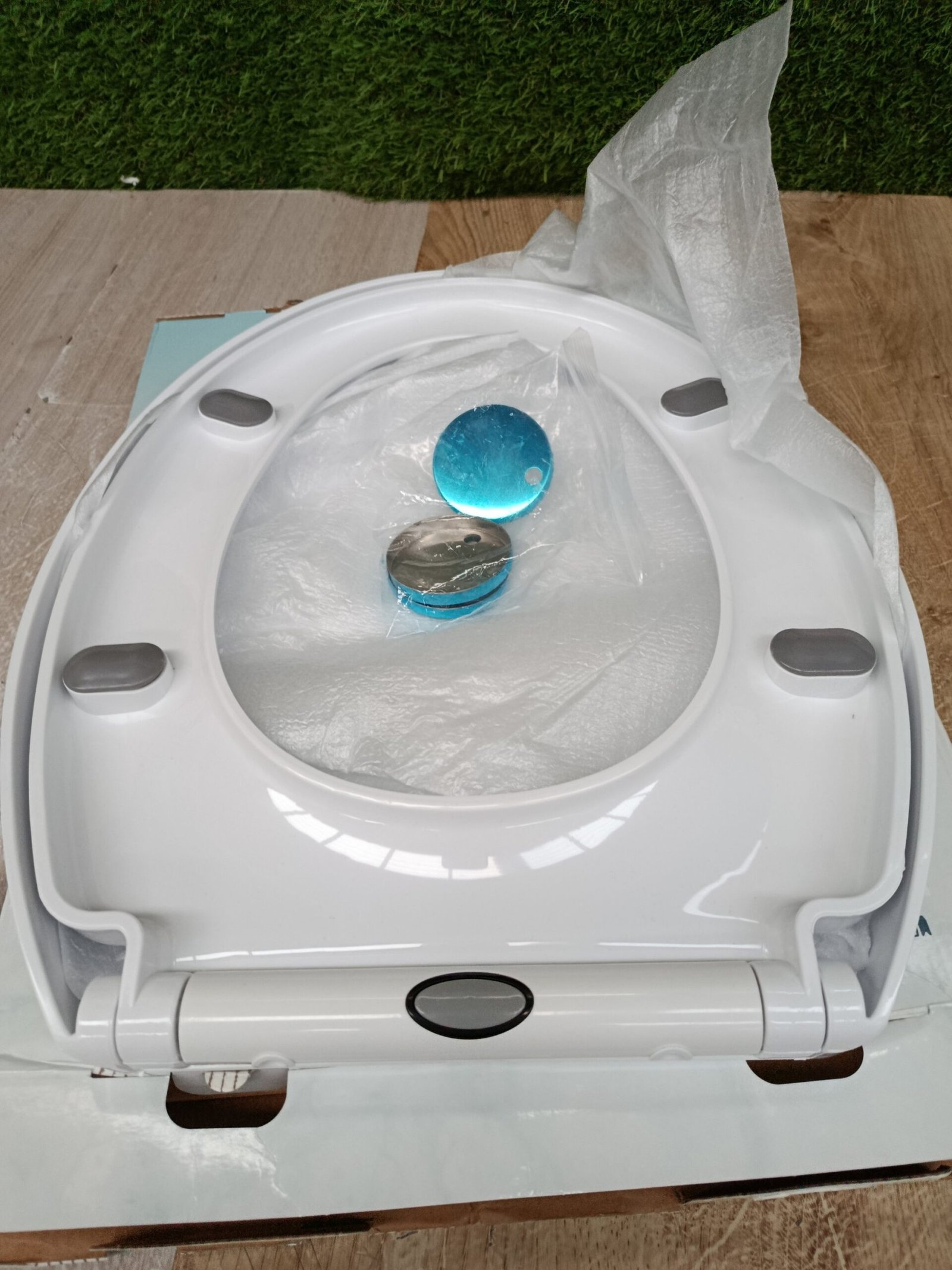 Asiento de inodoro - ovalado de cierre suave - CUQOO - Imagen 3