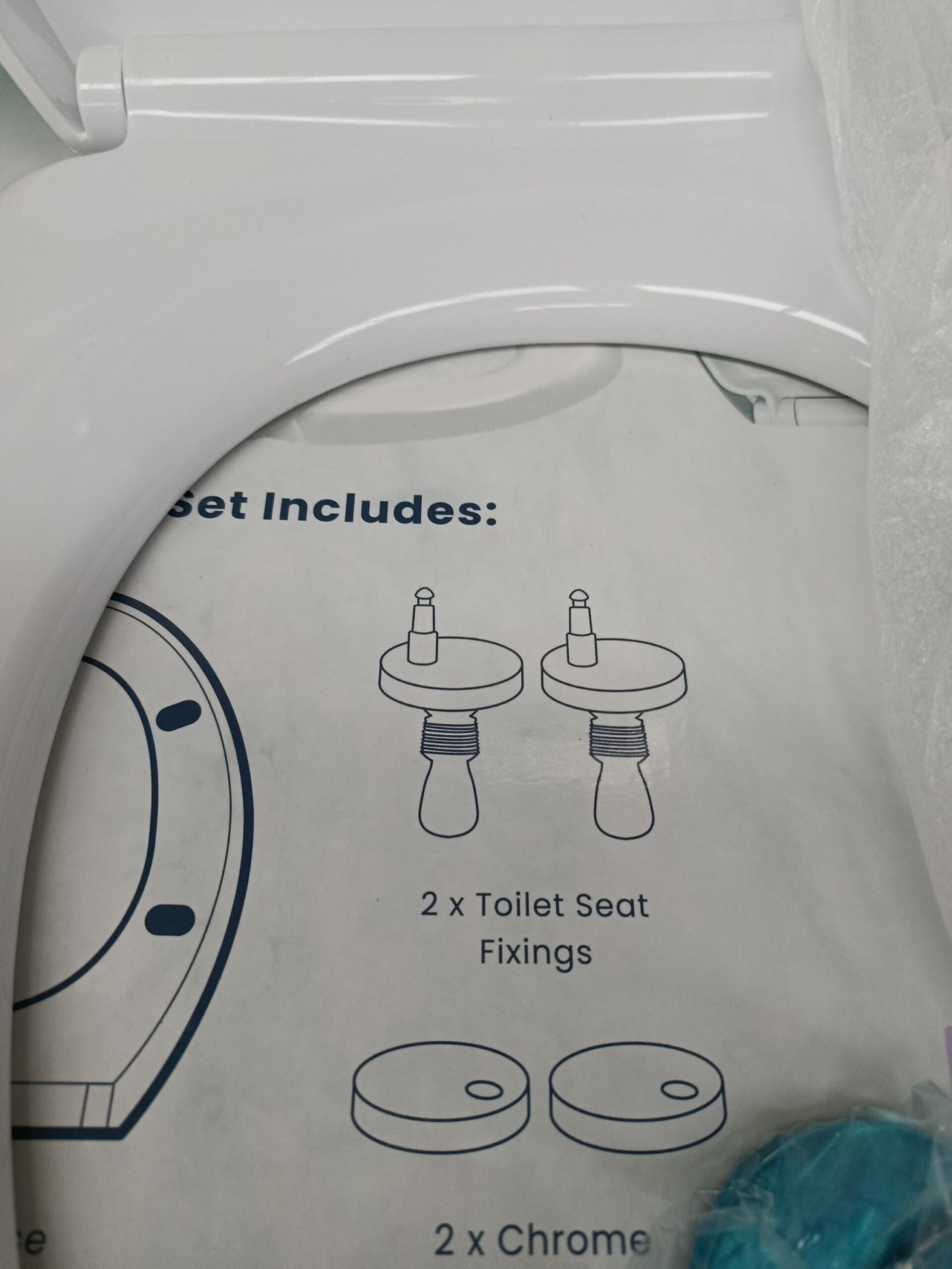 Asiento de inodoro - ovalado de cierre suave - CUQOO - Imagen 2