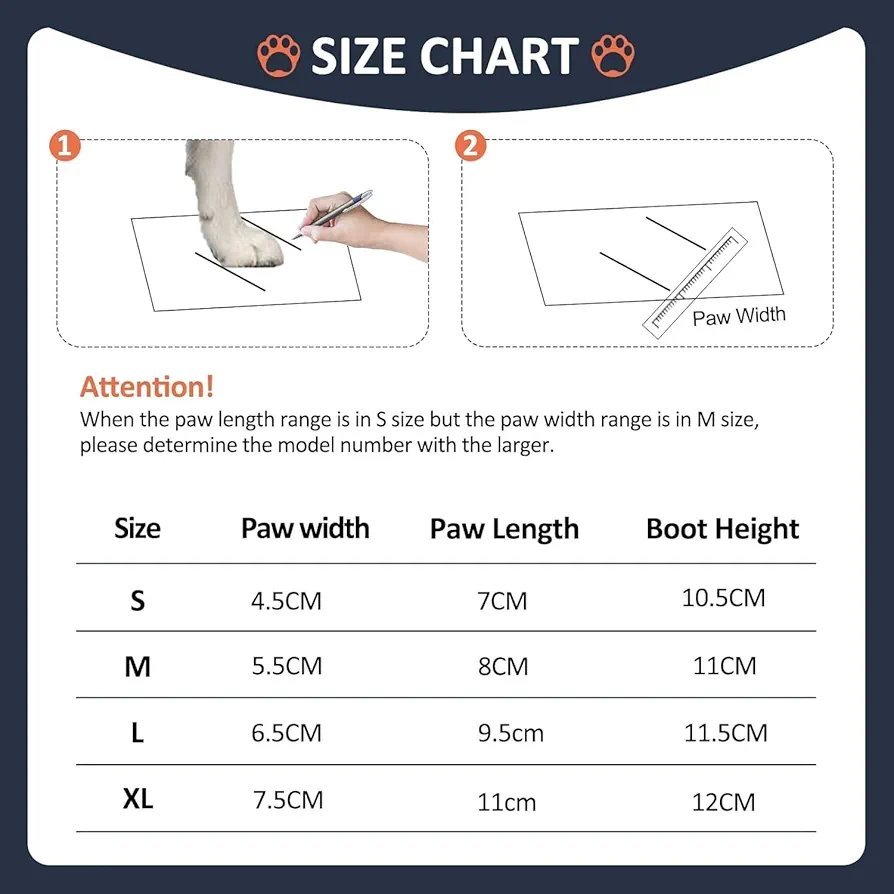 Zapatos Perro Impermeables - 4 Piezas,L - OHCOZZY - Imagen 2