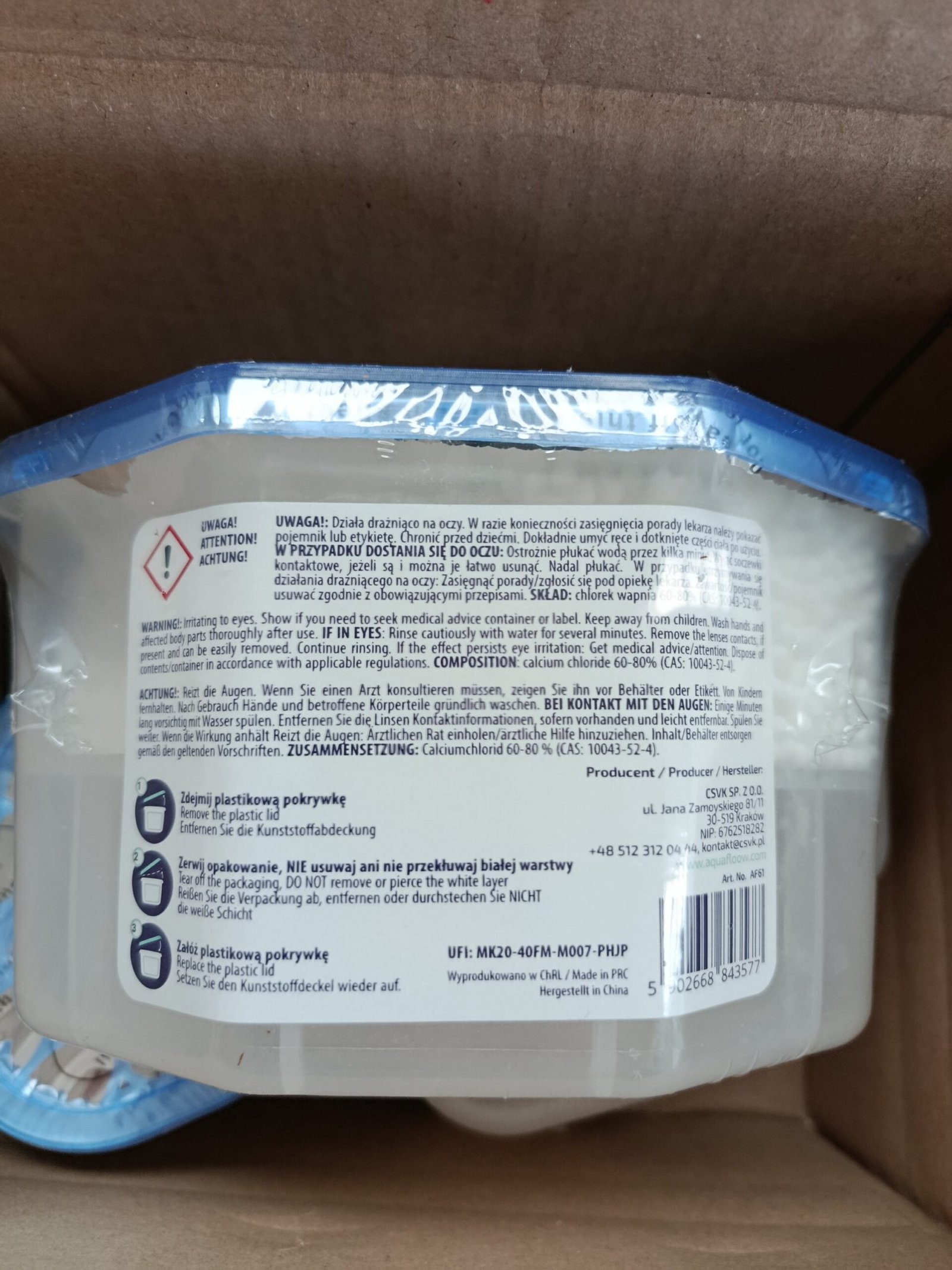 Deshumidificador - 400 ml 6 unds - Aquafloow - Imagen 3