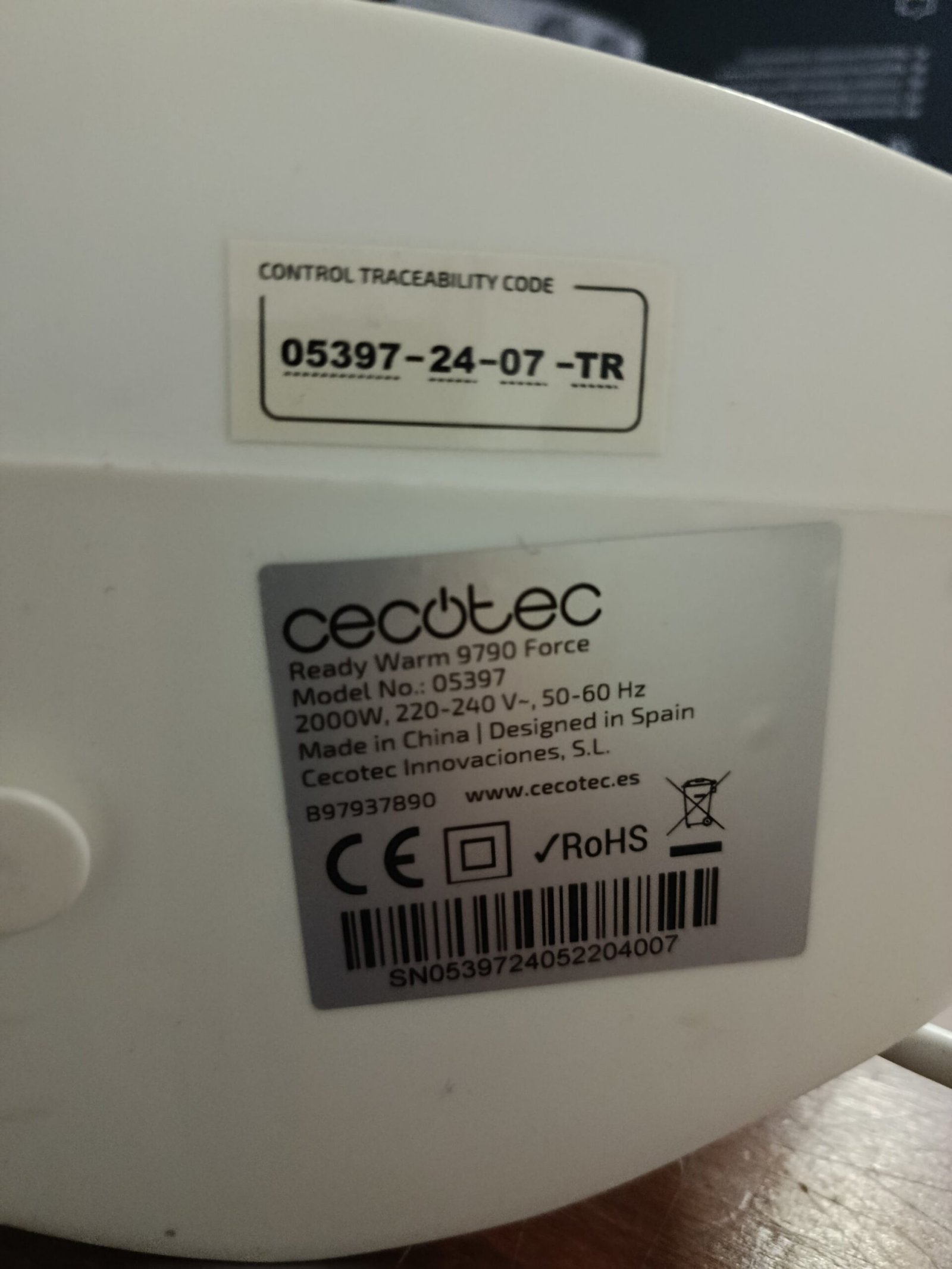 Calefactor - Ready Warm 9790 Force - Cecotec - Imagen 3