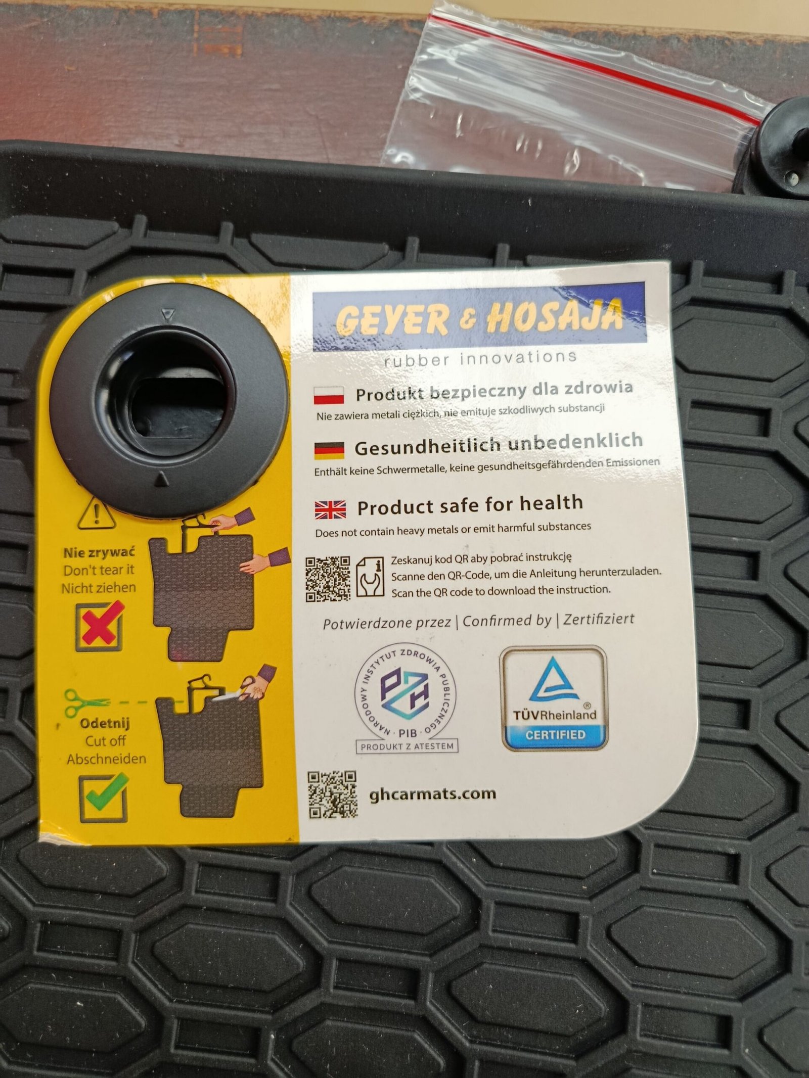 Alfombrillas de goma - 918/2C - GEYER & HOSAJA - Imagen 3