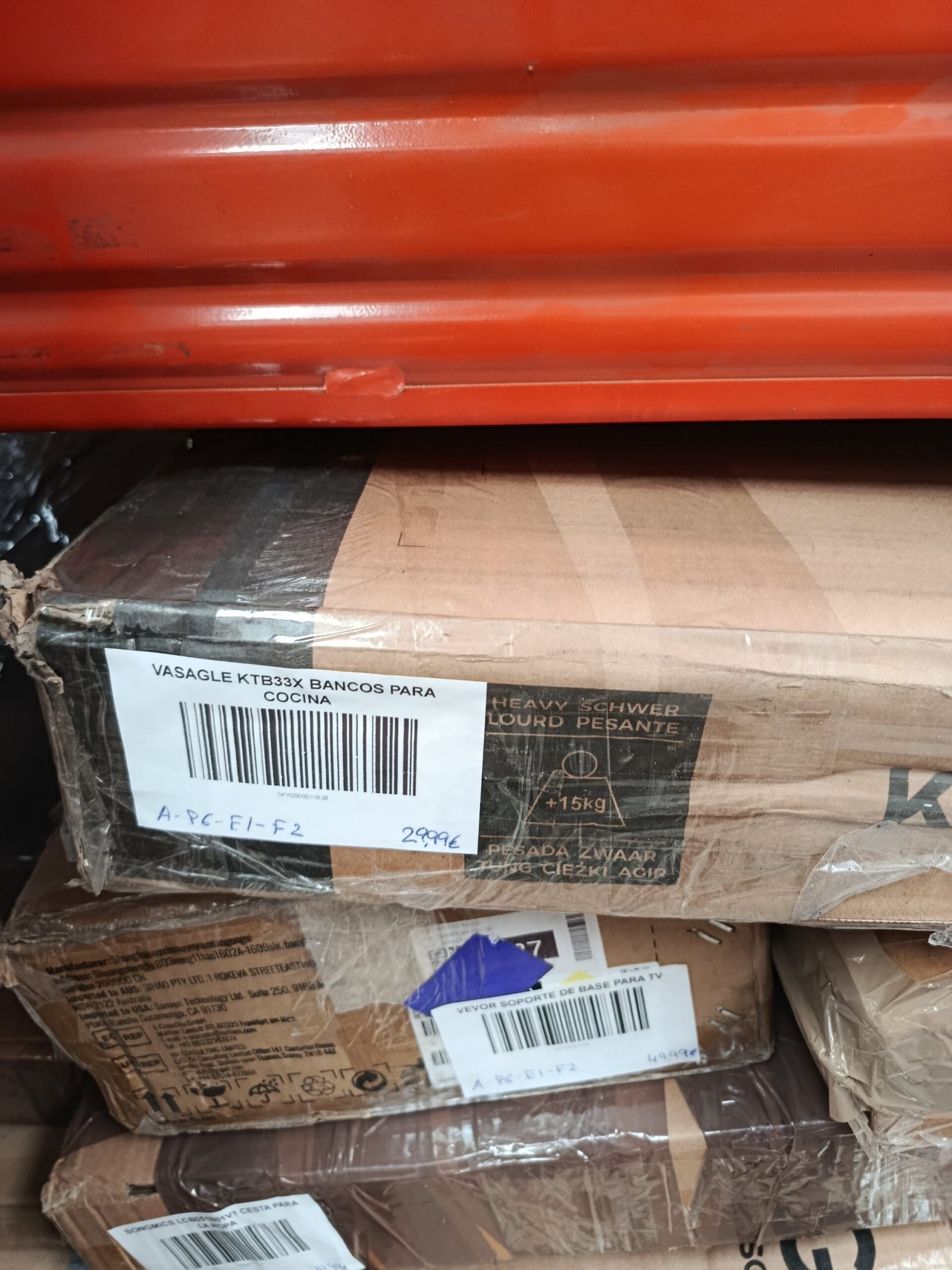 VASAGLE KTB33X BANCOS PARA COCINA - Imagen 8