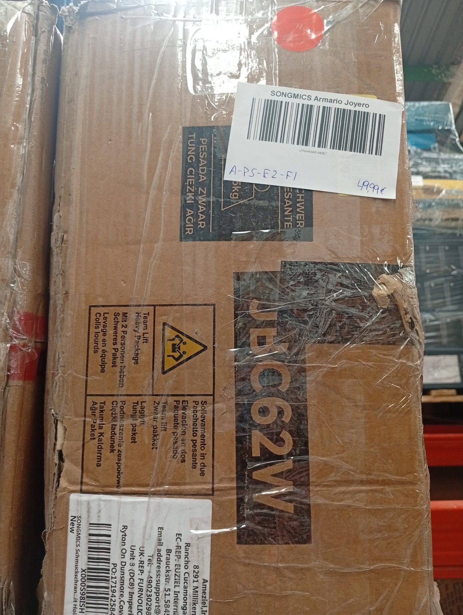 SONGMICS ARMARIO JOYERO. - Imagen 10