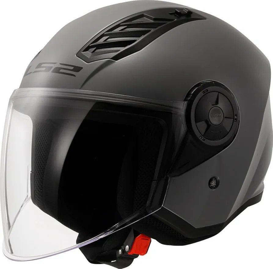 LS2 Casco Moto Jet AIRFLOW II NARDO GREY, XL