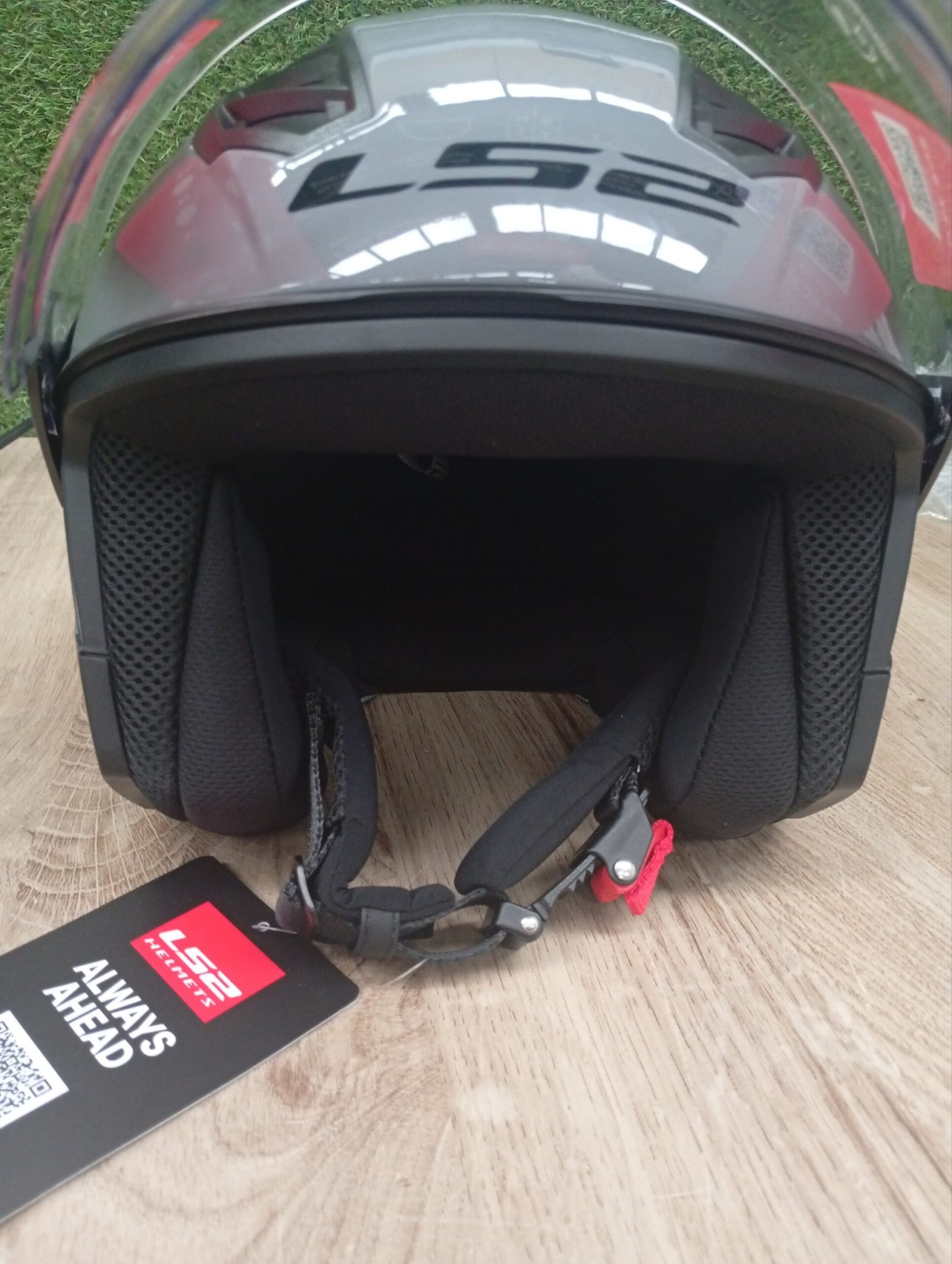 LS2 Casco Moto Jet AIRFLOW II NARDO GREY, XL - Imagen 2