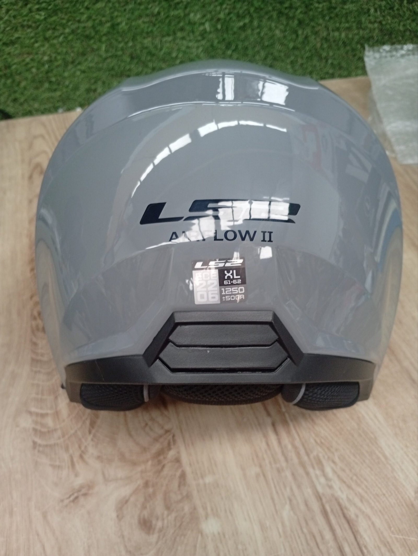 LS2 Casco Moto Jet AIRFLOW II NARDO GREY, XL - Imagen 5