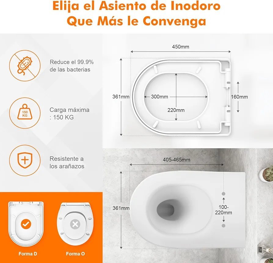 Asiento de Inodoro - M41001 - Ibergrif - Imagen 2