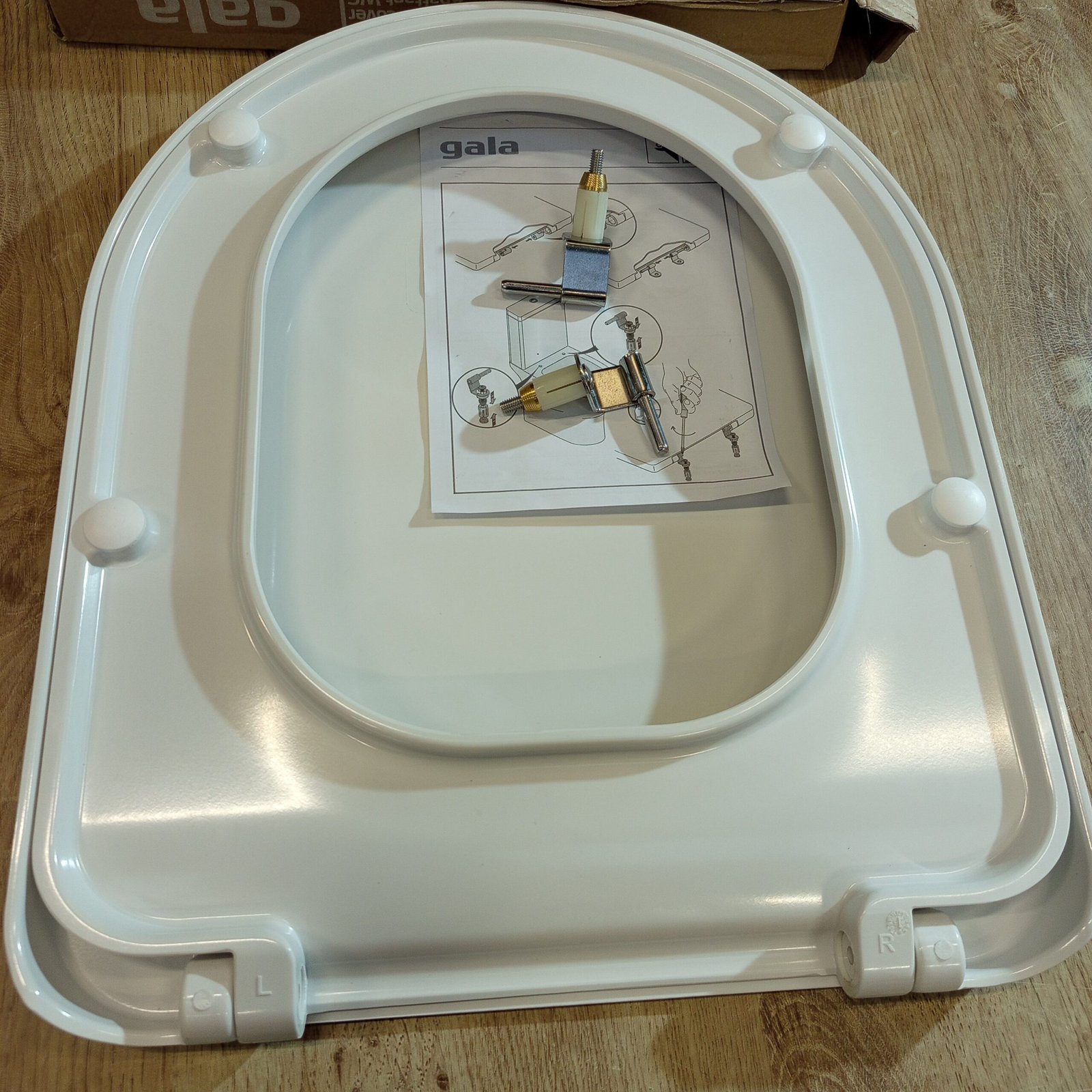 Tapa y Asiento Fijo Inodoro - Marina - Gala - Imagen 2