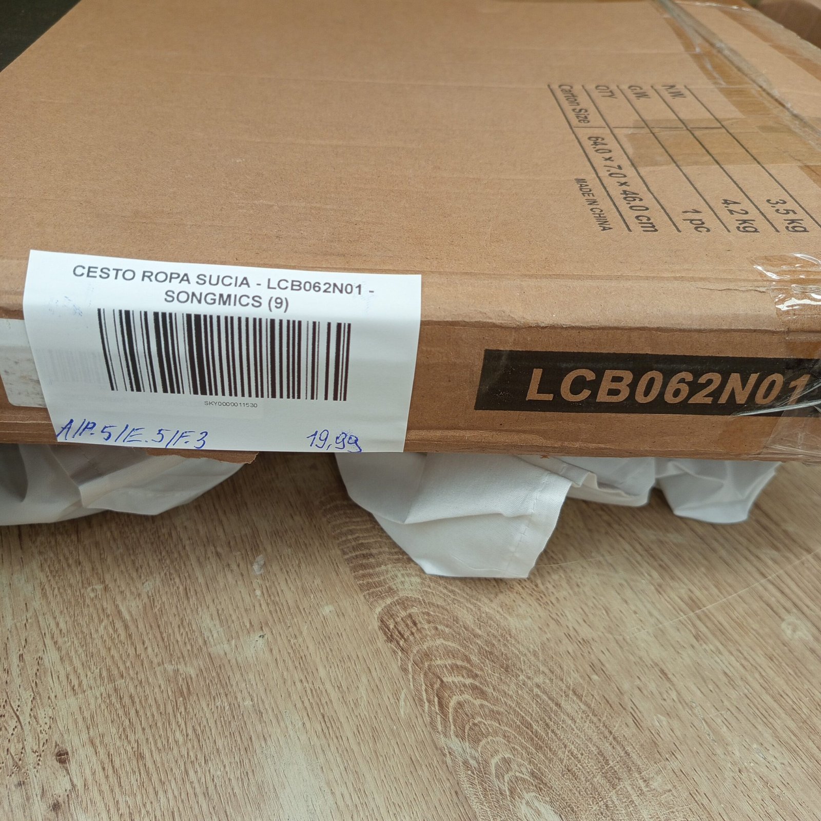 Cesto Ropa Sucia - LCB062N01 - SONGMICS - Imagen 7