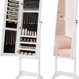 SONGMICS JJC69WT ESPEJO JOYERO.