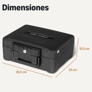 Amazon Basics Caja Fuerte para Documentos Ignífuga.