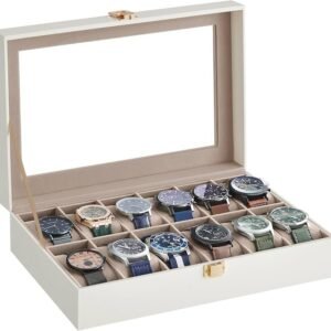 SONGMICS JEB120W01 CAJA DE RELOJES