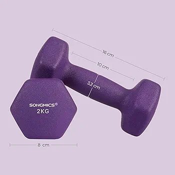 SONGMICS SYL64PL MANCUERNAS DE 2 KG. - Imagen 2