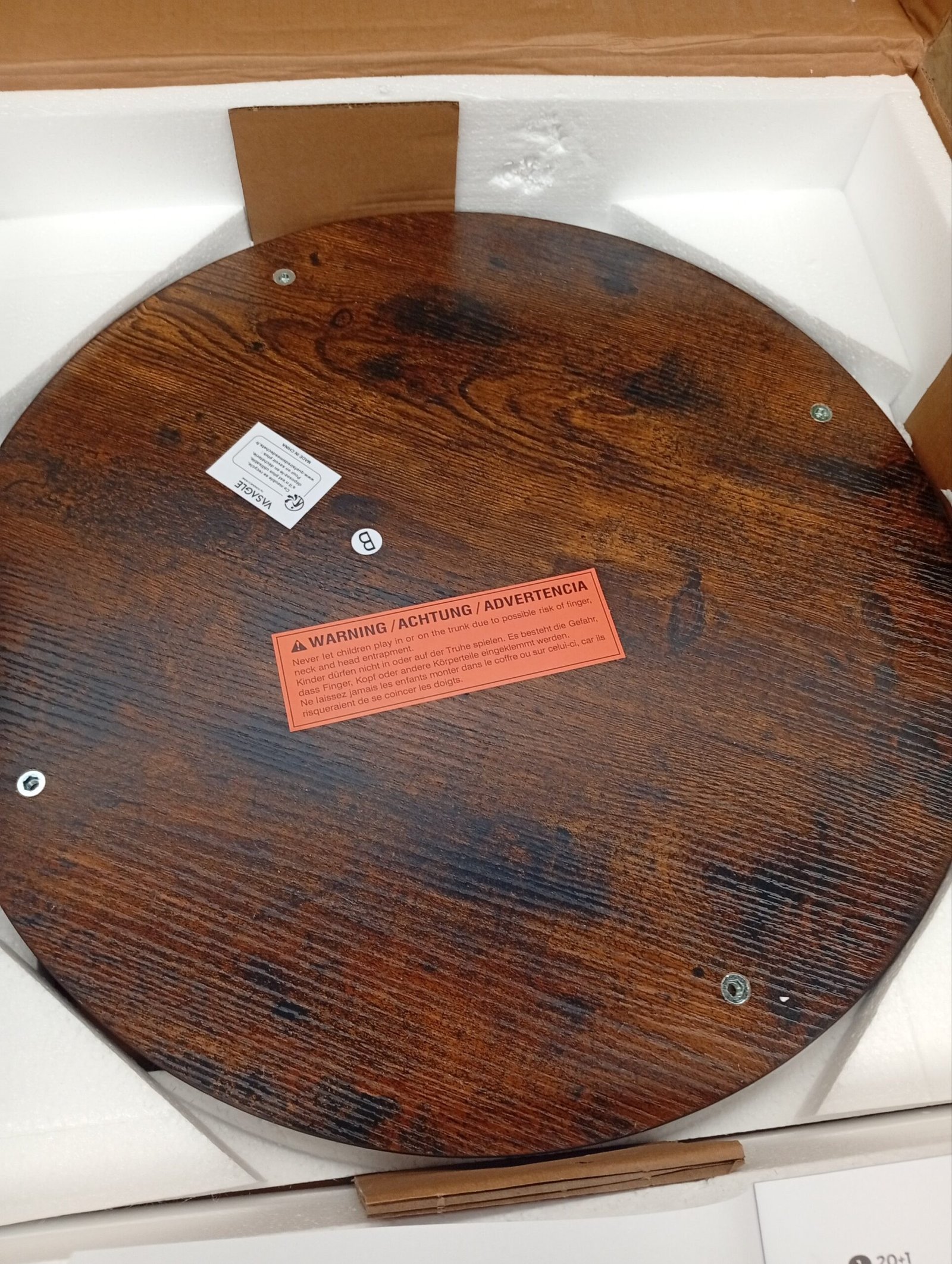 VASAGLE LET040B01V2 JUEGO DE 2 MESAS DE CAFÉ - Imagen 6