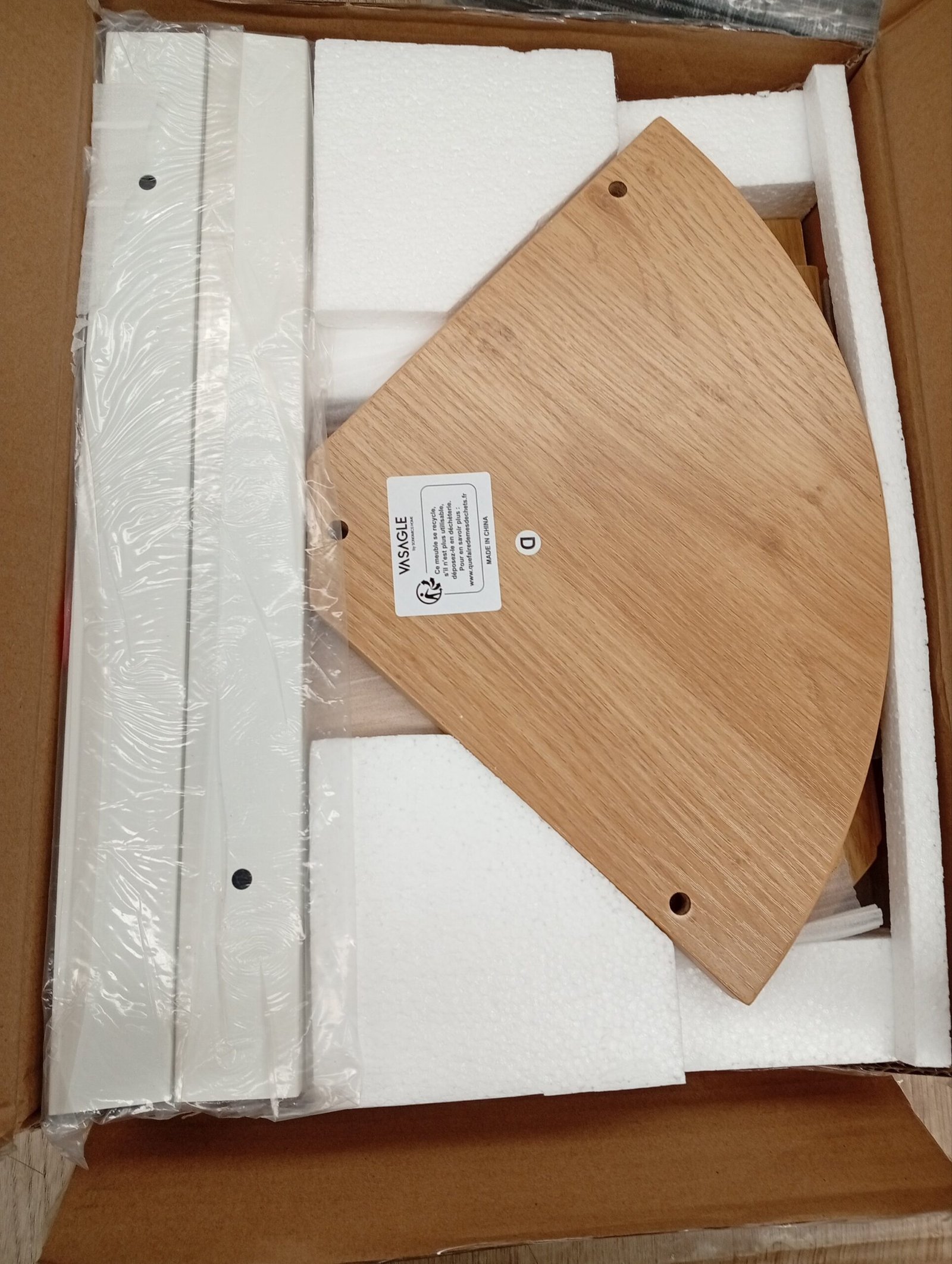 VASAGLE LLS034Y70 ESTANTERÍA DE ESQUINA - Imagen 3