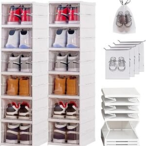 Wuciray Cajas Zapatos Transparente