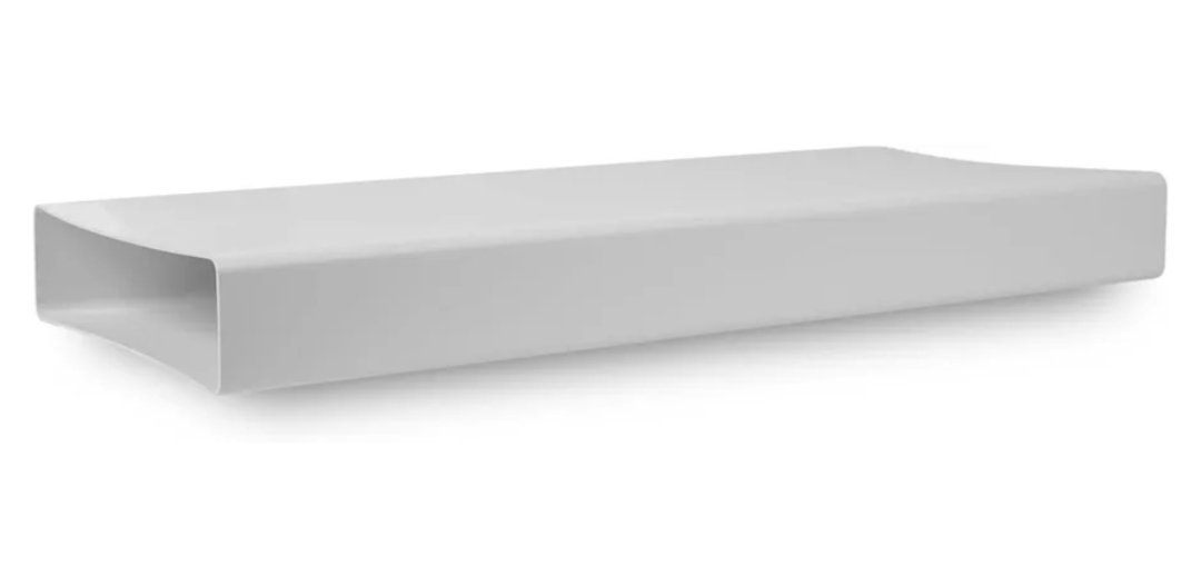 EUROPLAST 220 x 55 mm/22 x 5,5 cm. Canal plano rectangular de plástico - Imagen 2