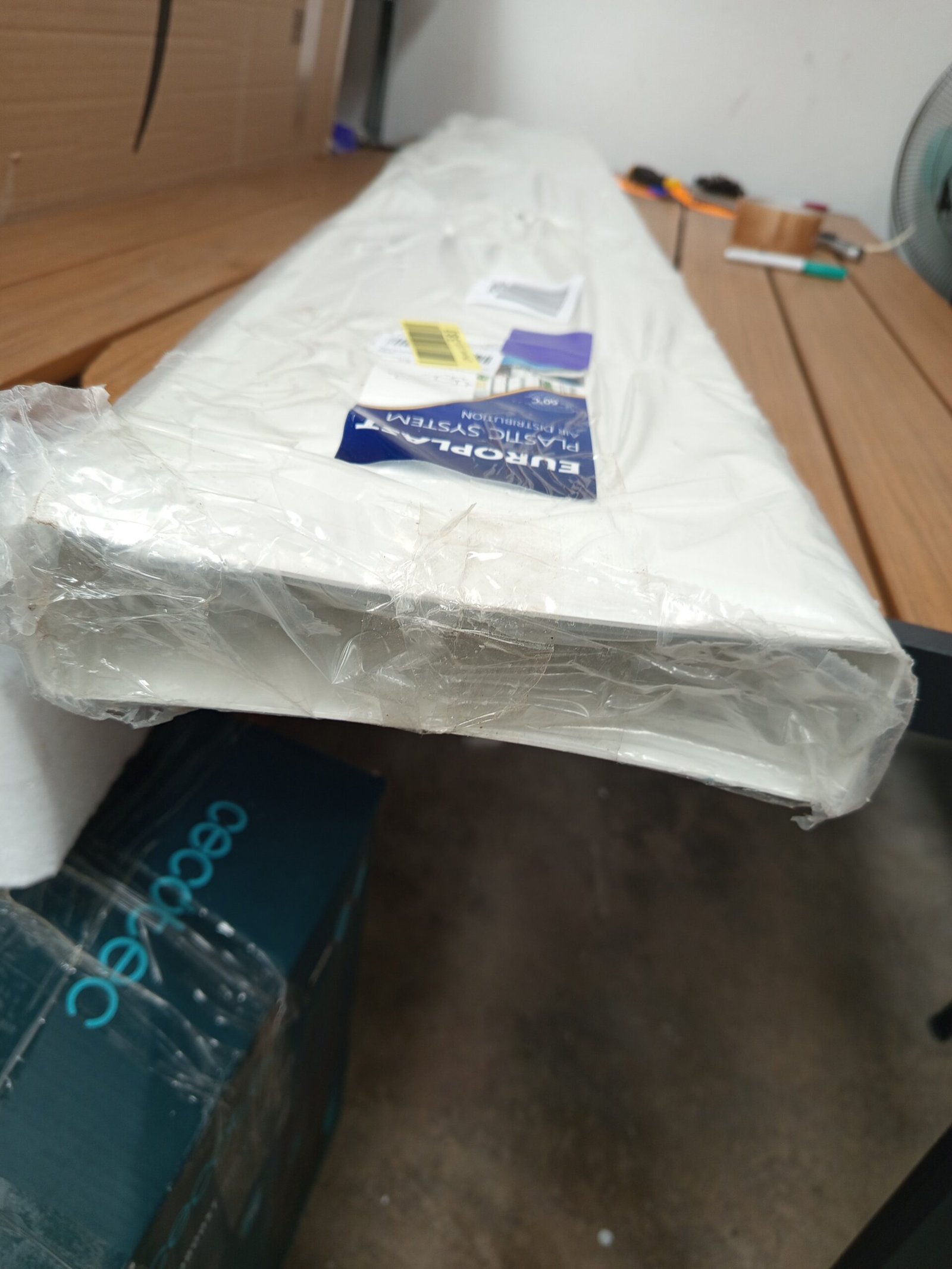 EUROPLAST 220 x 55 mm/22 x 5,5 cm. Canal plano rectangular de plástico - Imagen 3