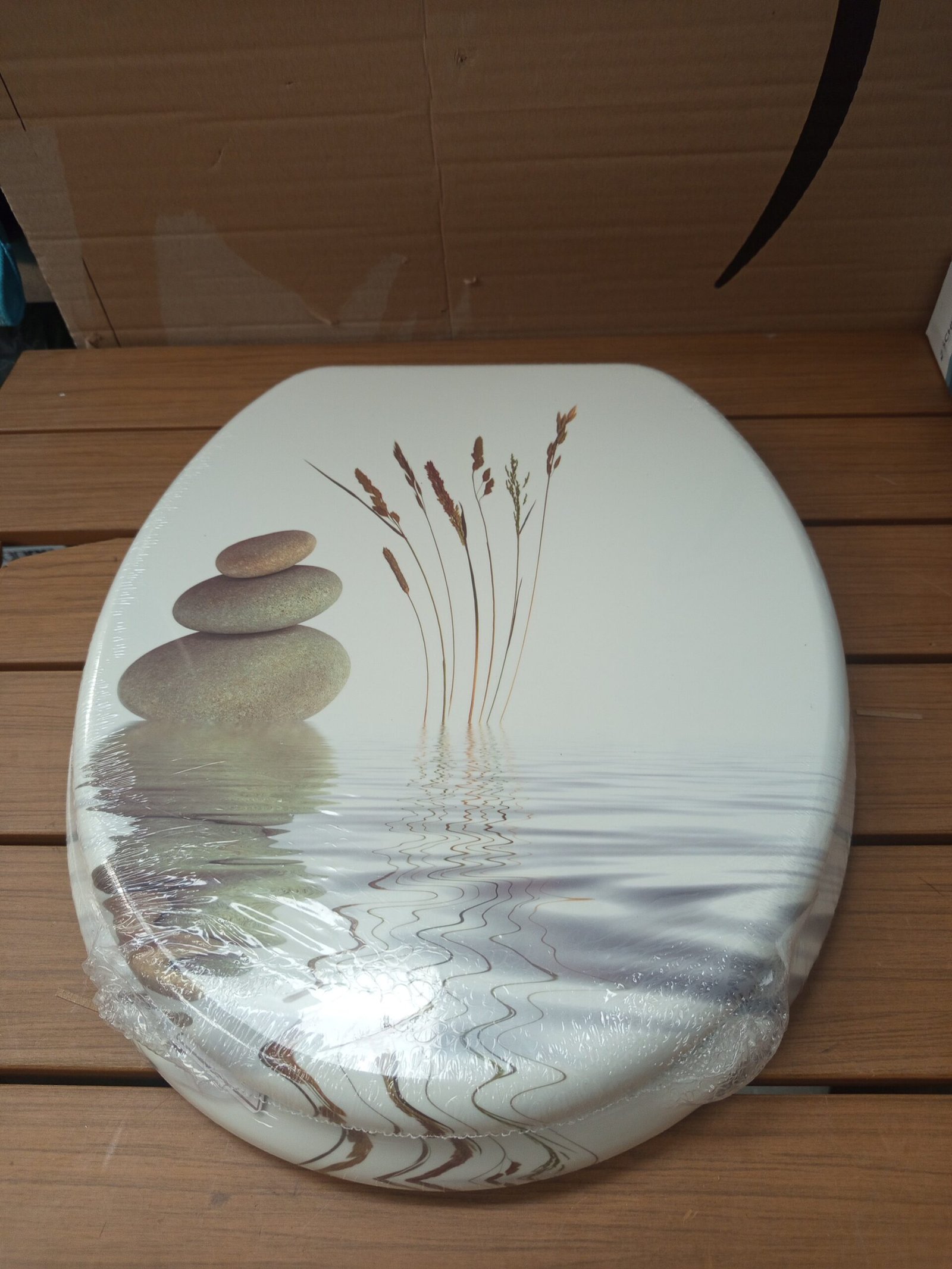 SCHÜTTE 80022 Balance - Asiento de inodoro con núcleo de madera, - Imagen 6