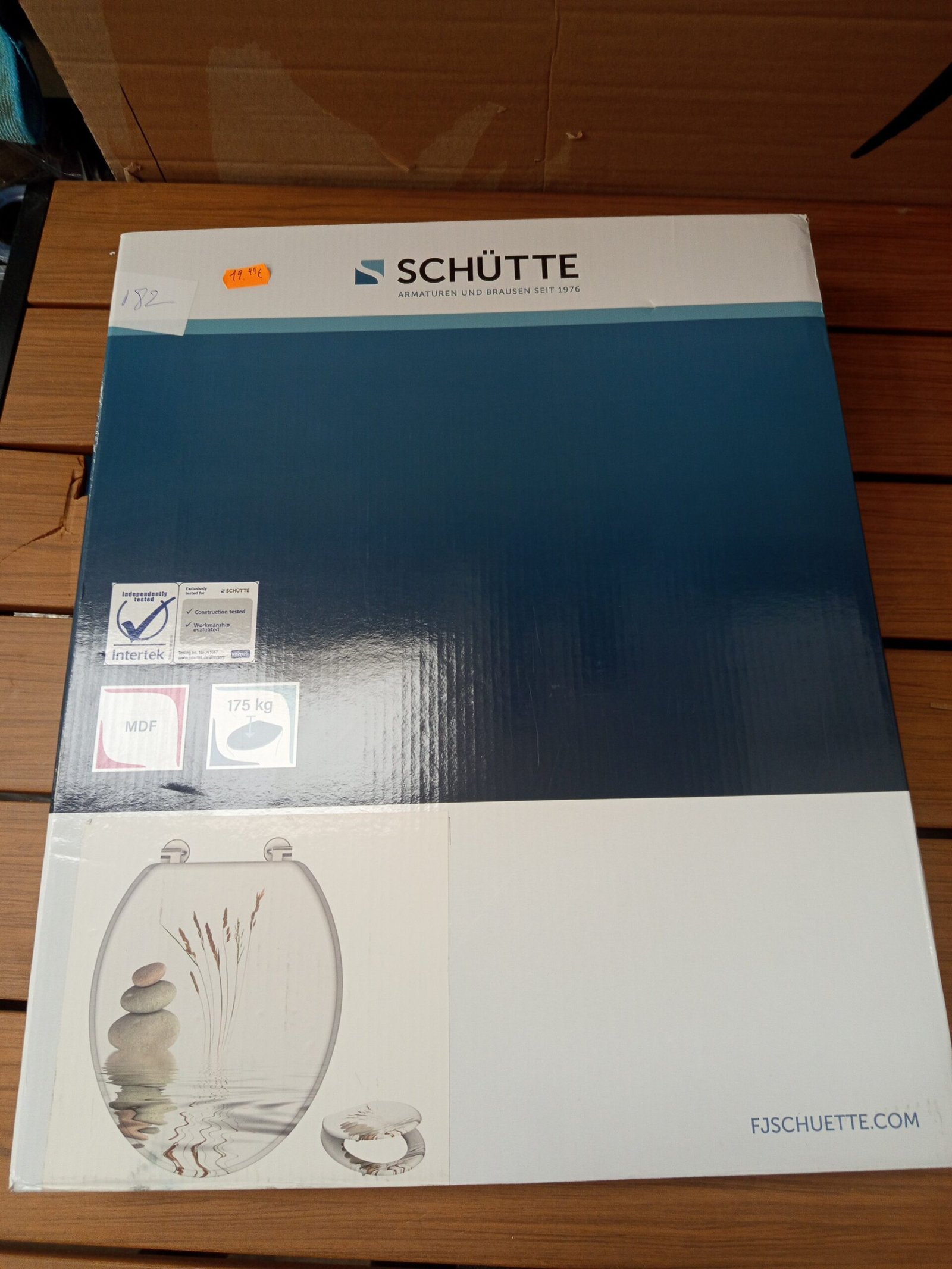 SCHÜTTE 80022 Balance - Asiento de inodoro con núcleo de madera, - Imagen 5