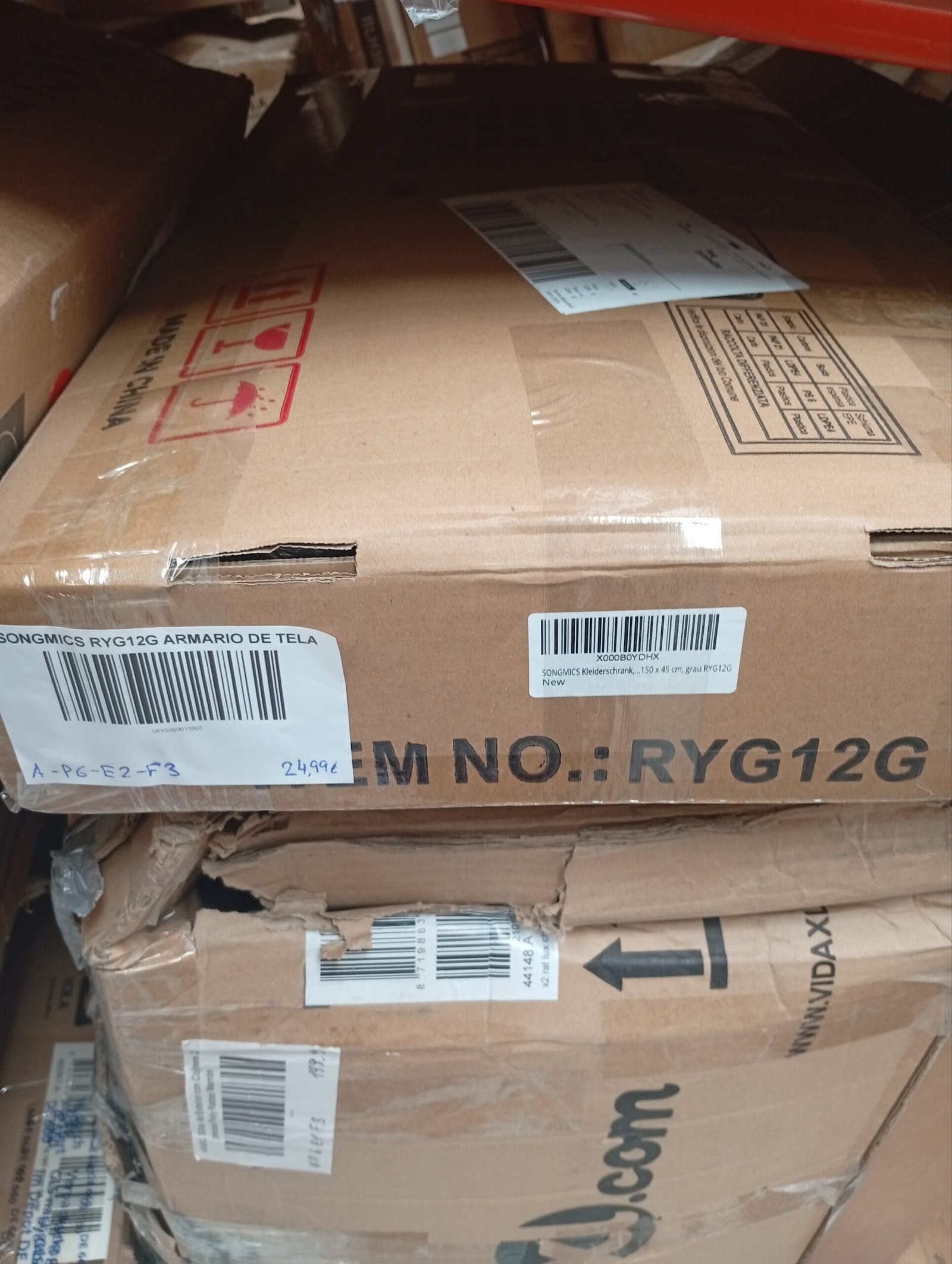 SONGMICS RYG12G ARMARIO DE TELA - Imagen 6