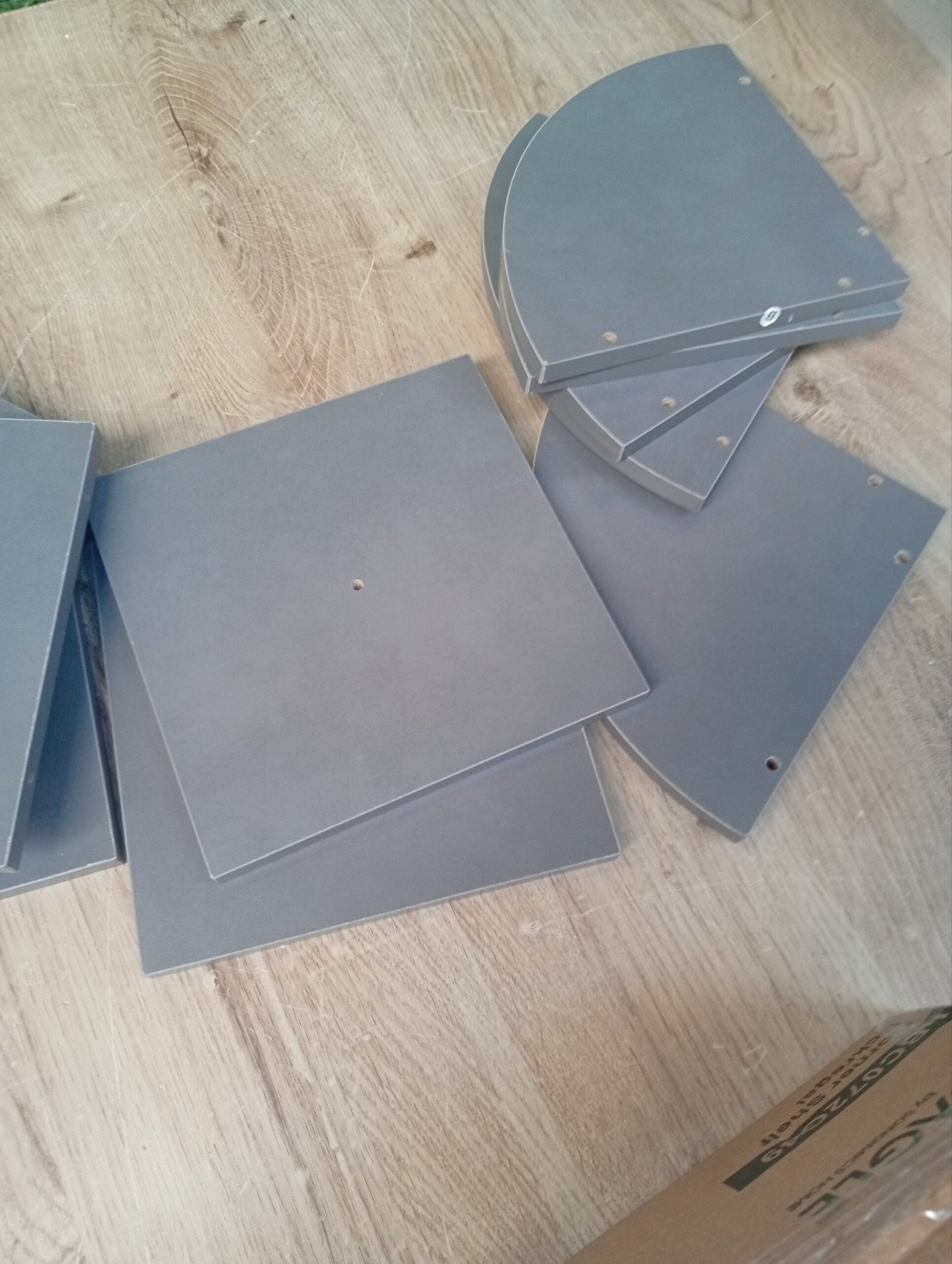 VASAGLE LBC072G49 ESTANTERÍA DE ESQUINA DE PARED - Imagen 3